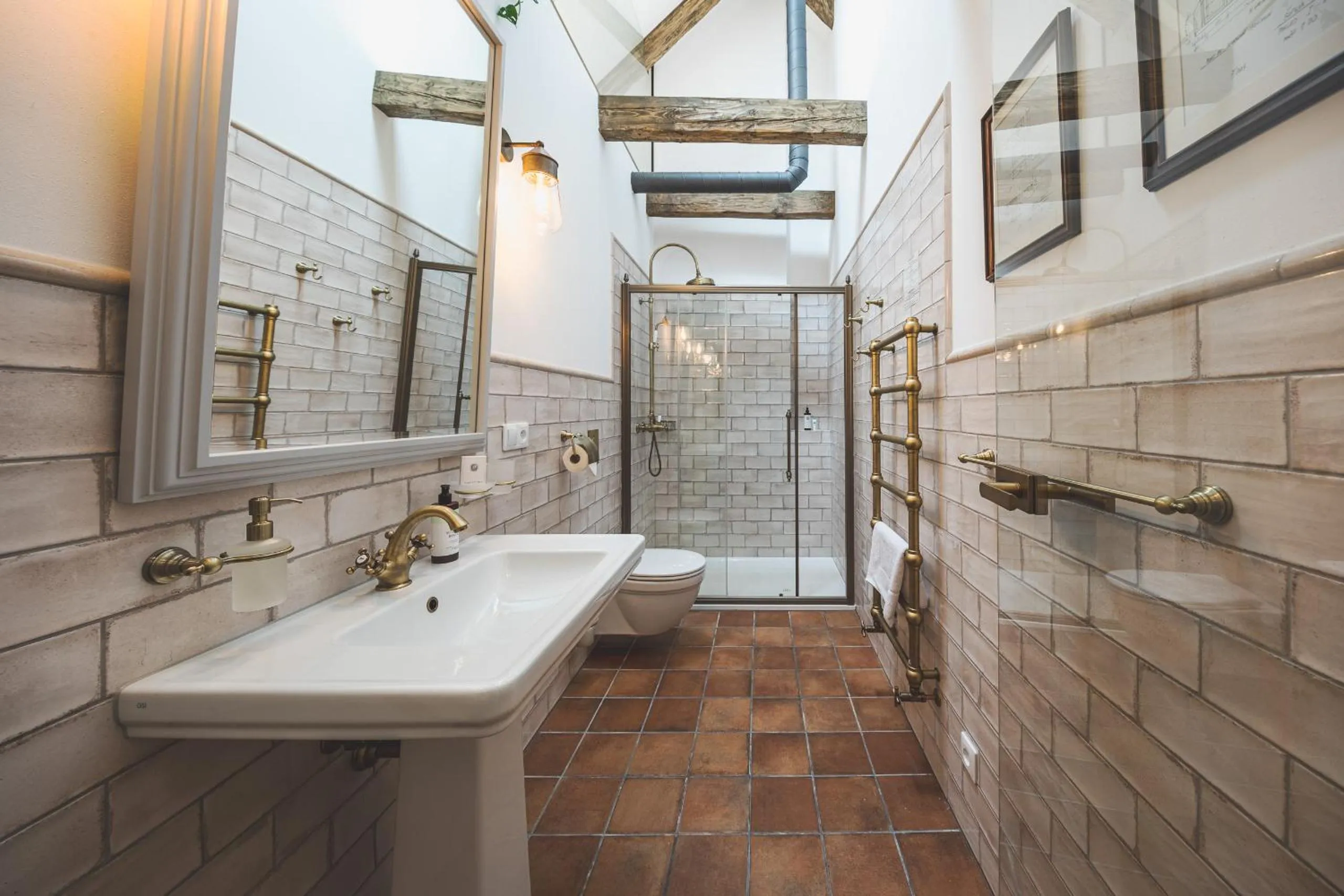 Shower in Apartmány Šupina