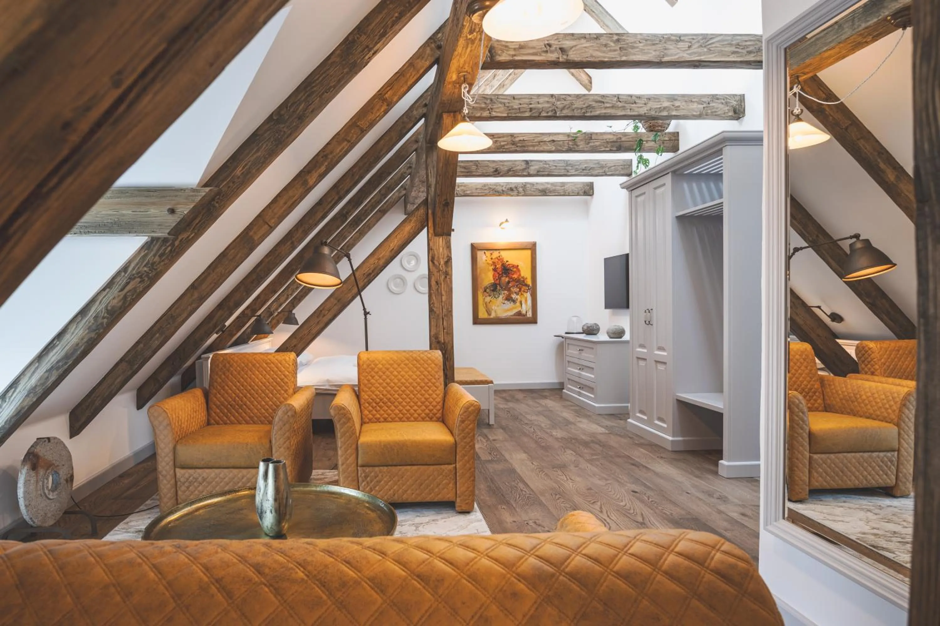 Living room in Apartmány Šupina