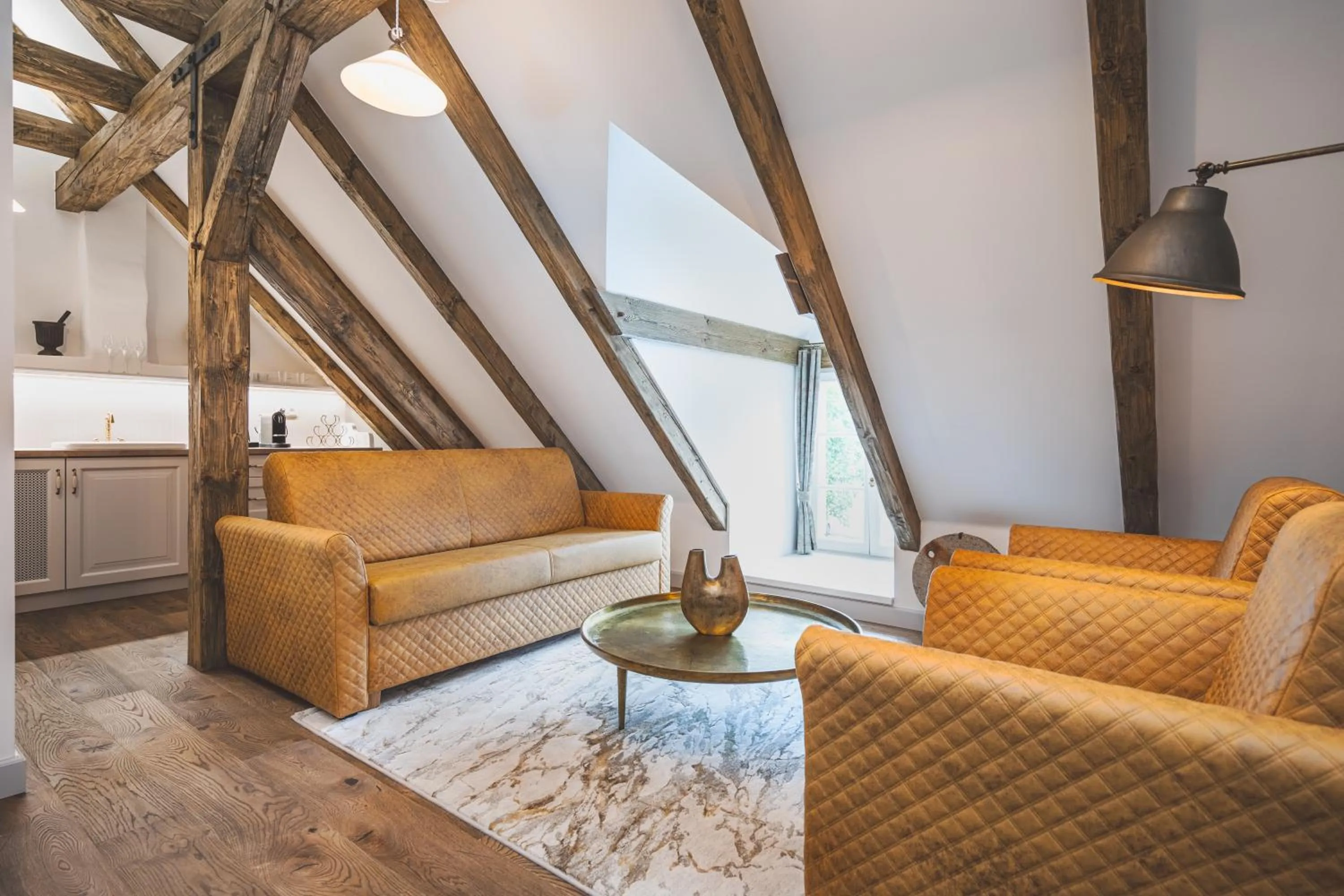 Living room in Apartmány Šupina