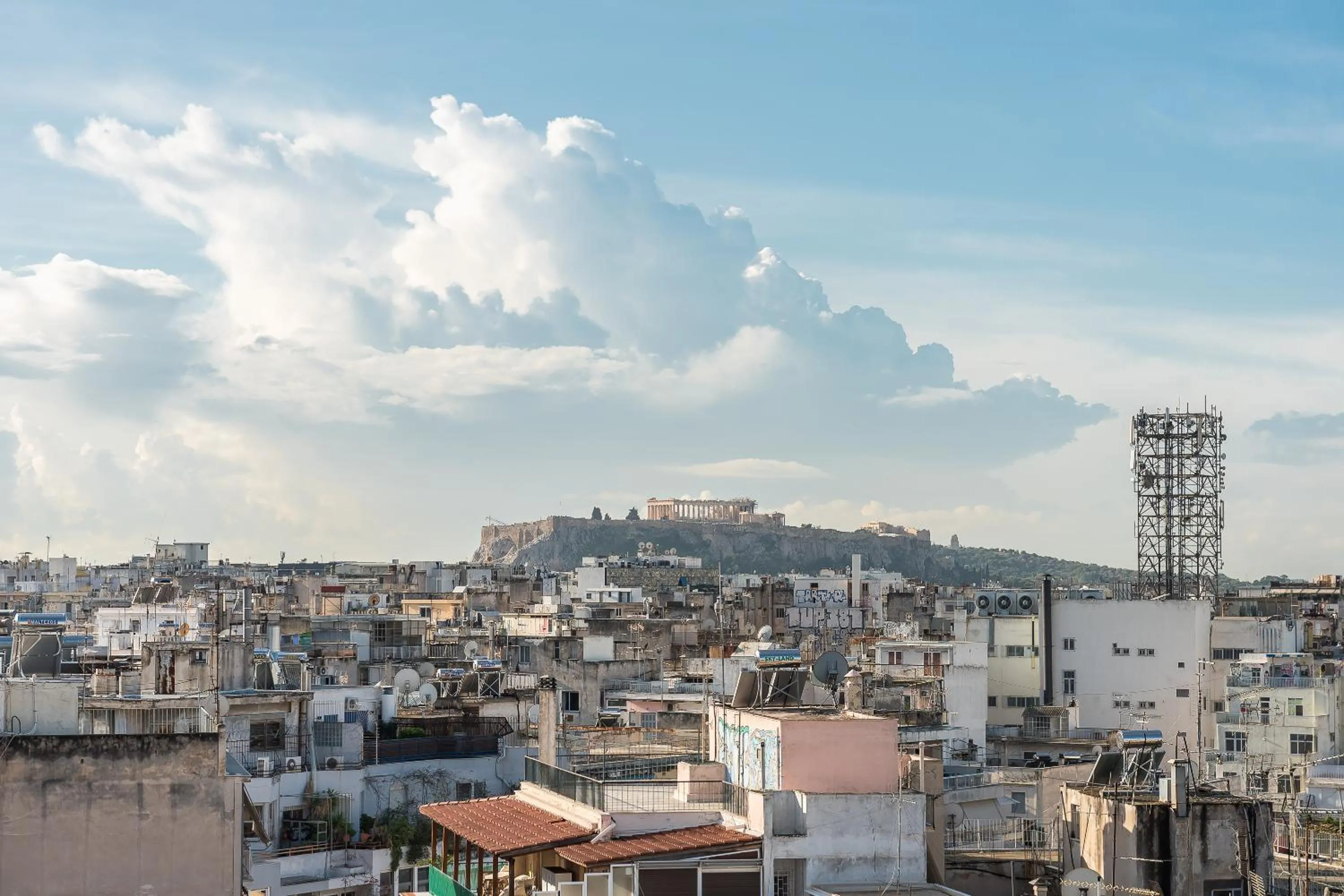 Amazing Acropolis View from Exarcheia
