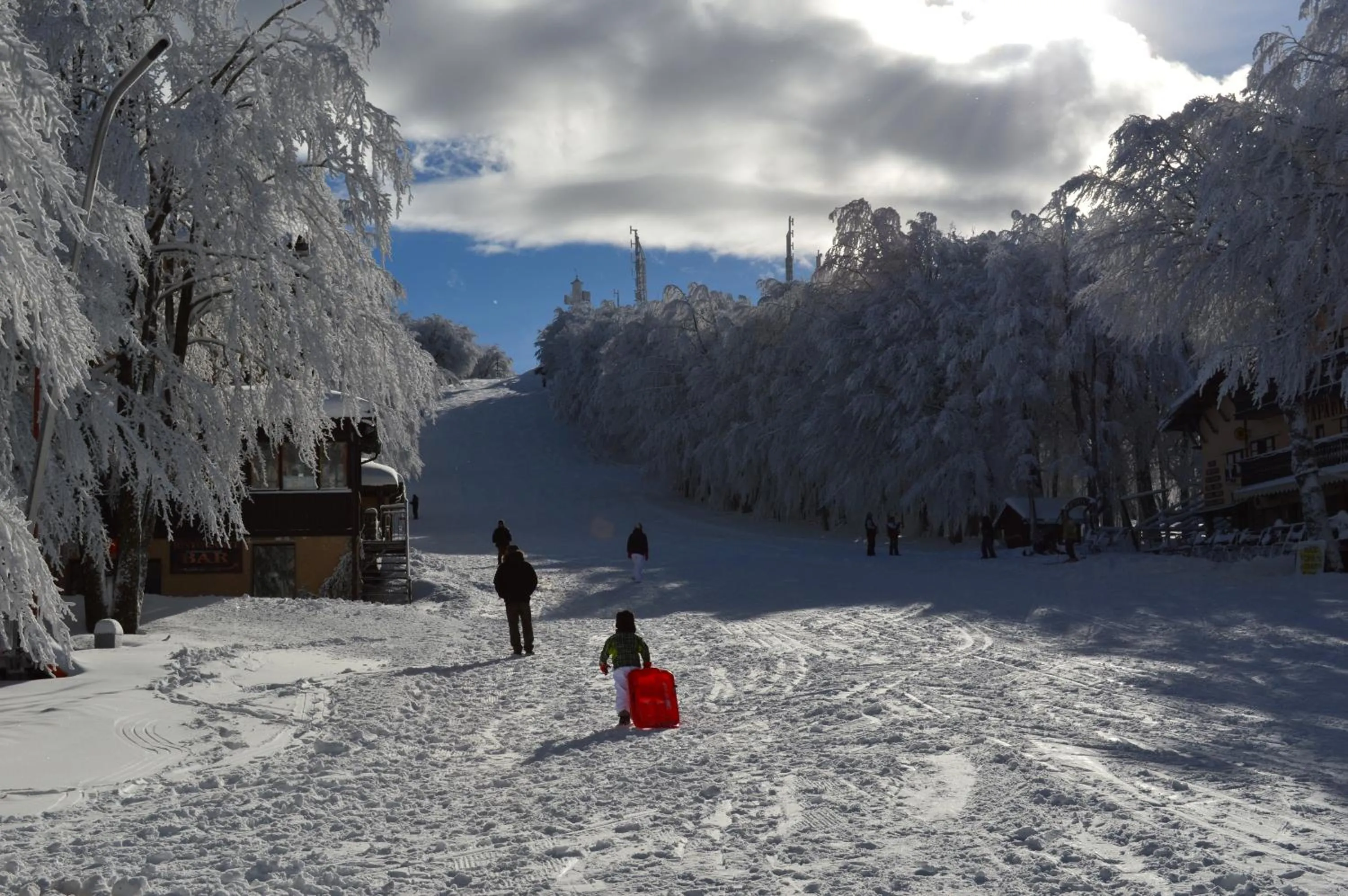 Skiing in Albergo Sella - Monte Amiata