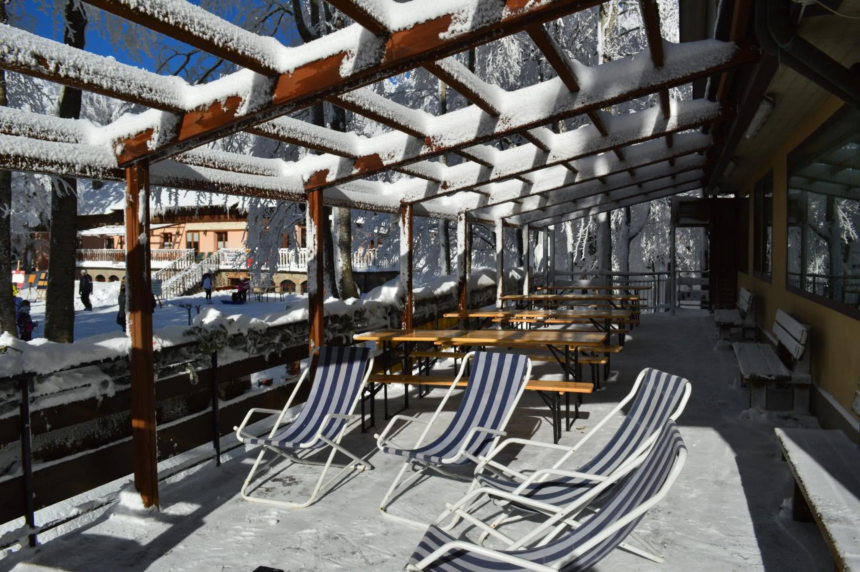 Balcony/Terrace in Albergo Sella - Monte Amiata