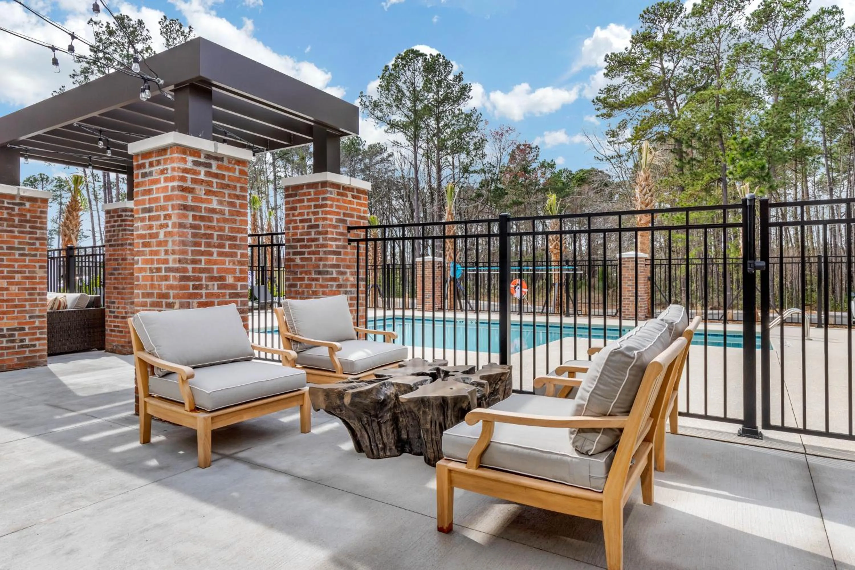 Patio in DoubleTree by Hilton Summerville Nexton