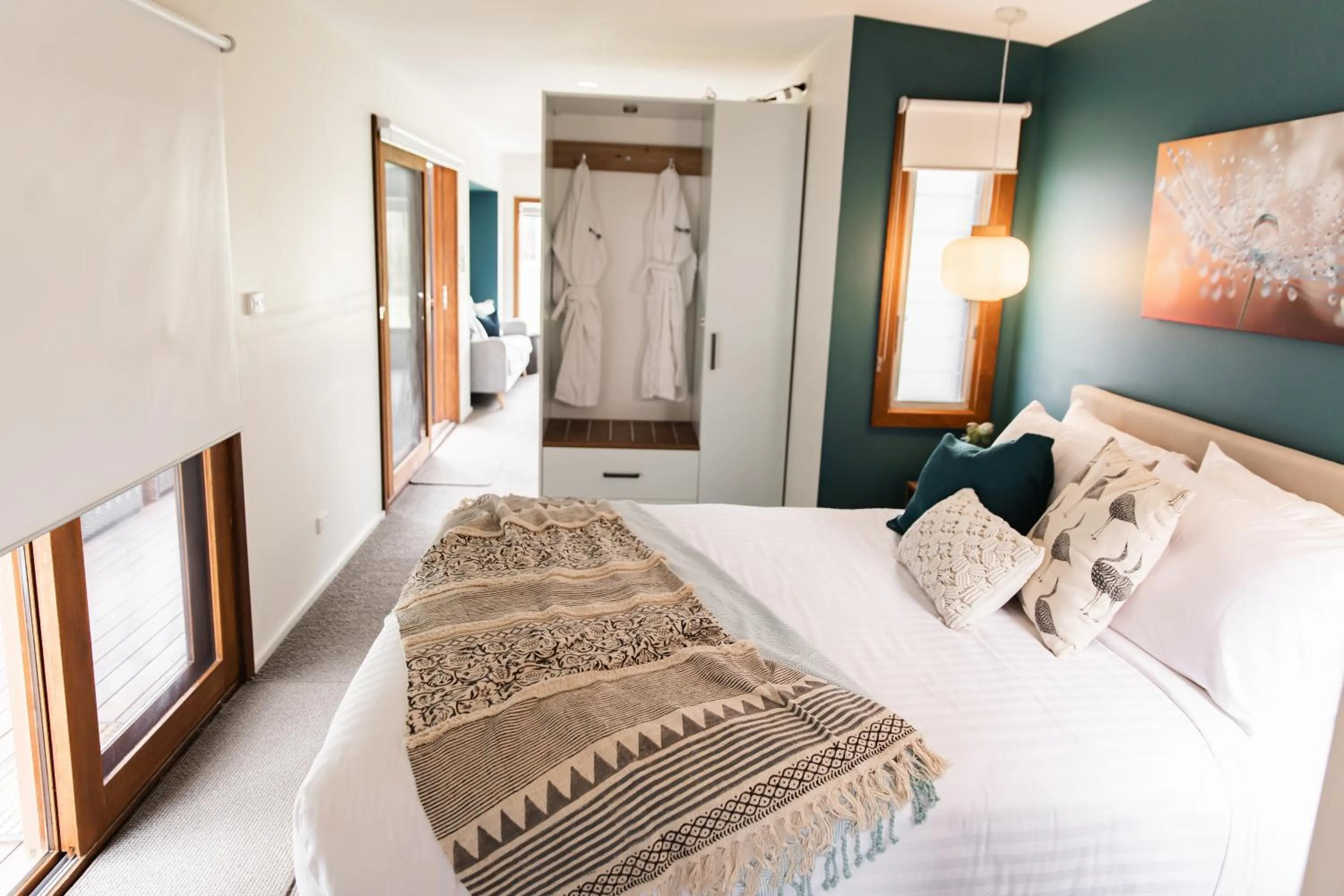 Bed in Tuckers Lane Boutique Accommodation