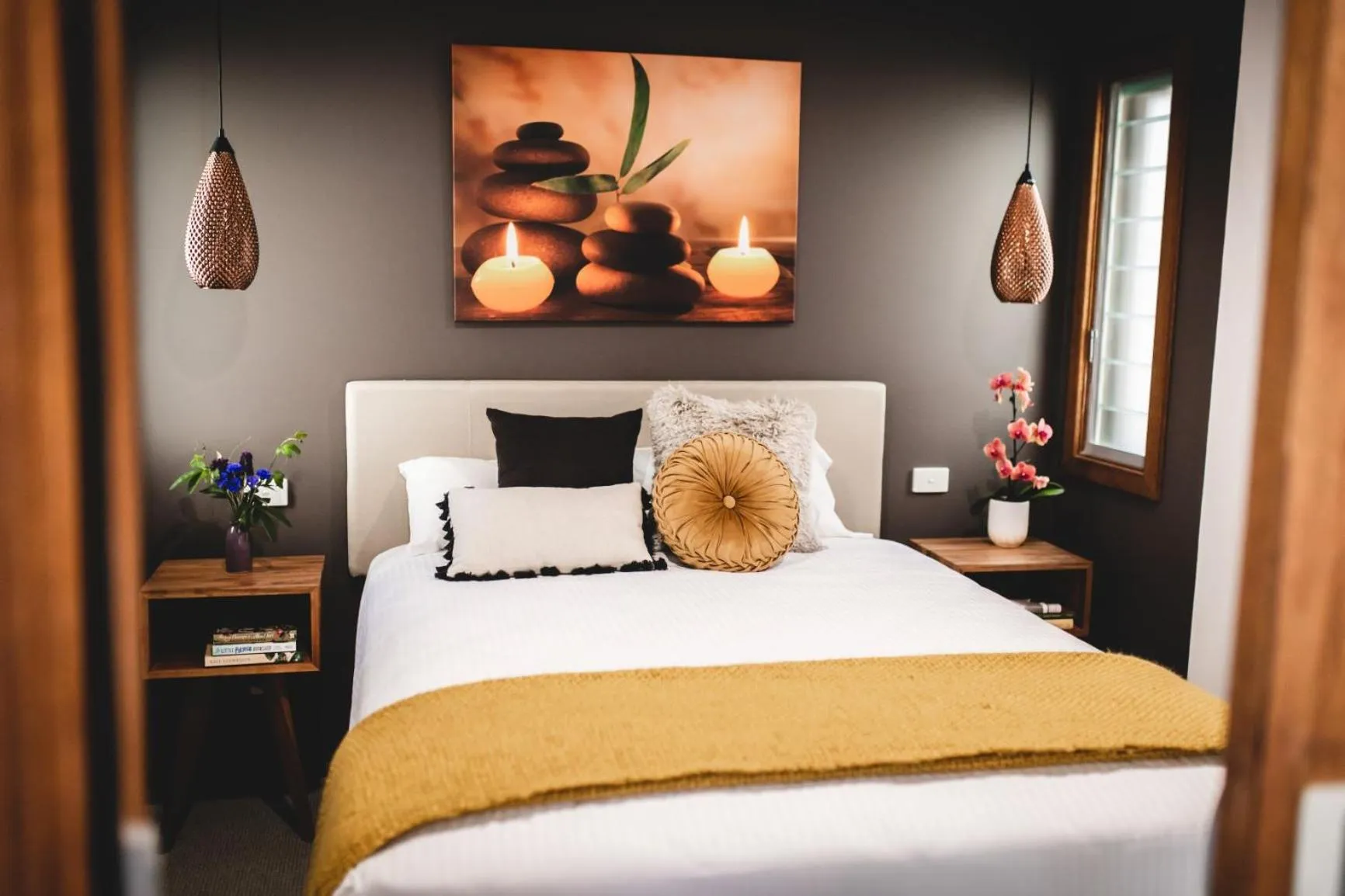 Bed in Tuckers Lane Boutique Accommodation