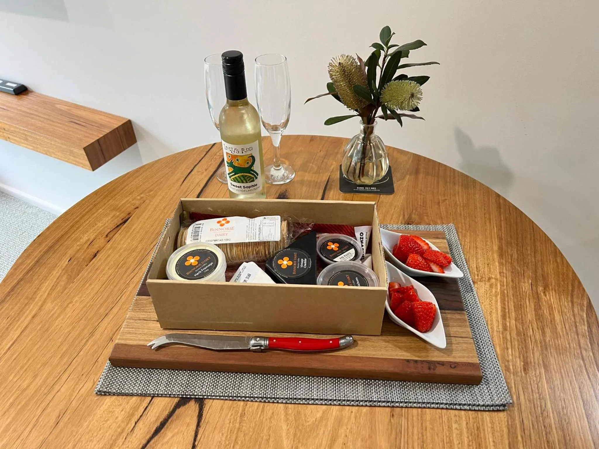 Food in Tuckers Lane Boutique Accommodation