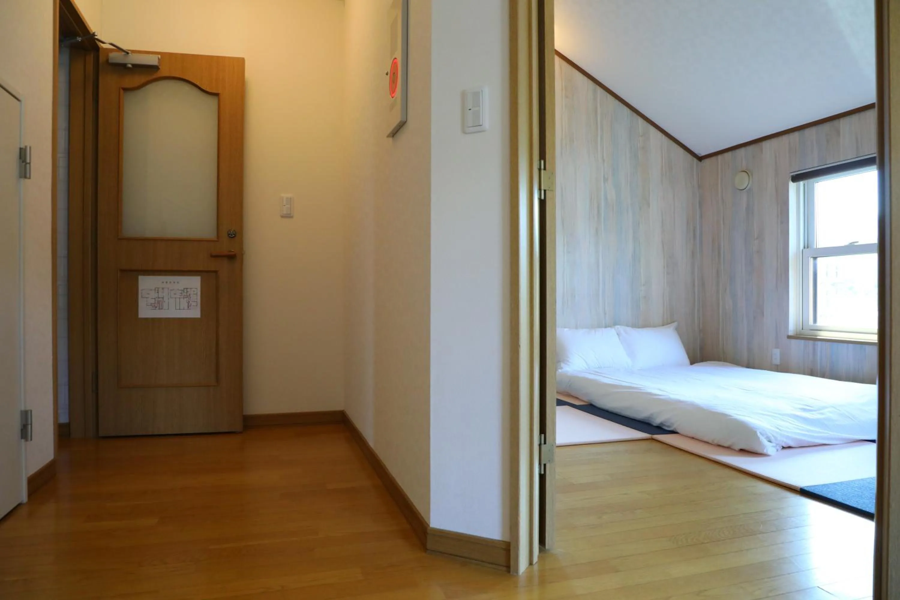 Bedroom, Bed in Donguri House