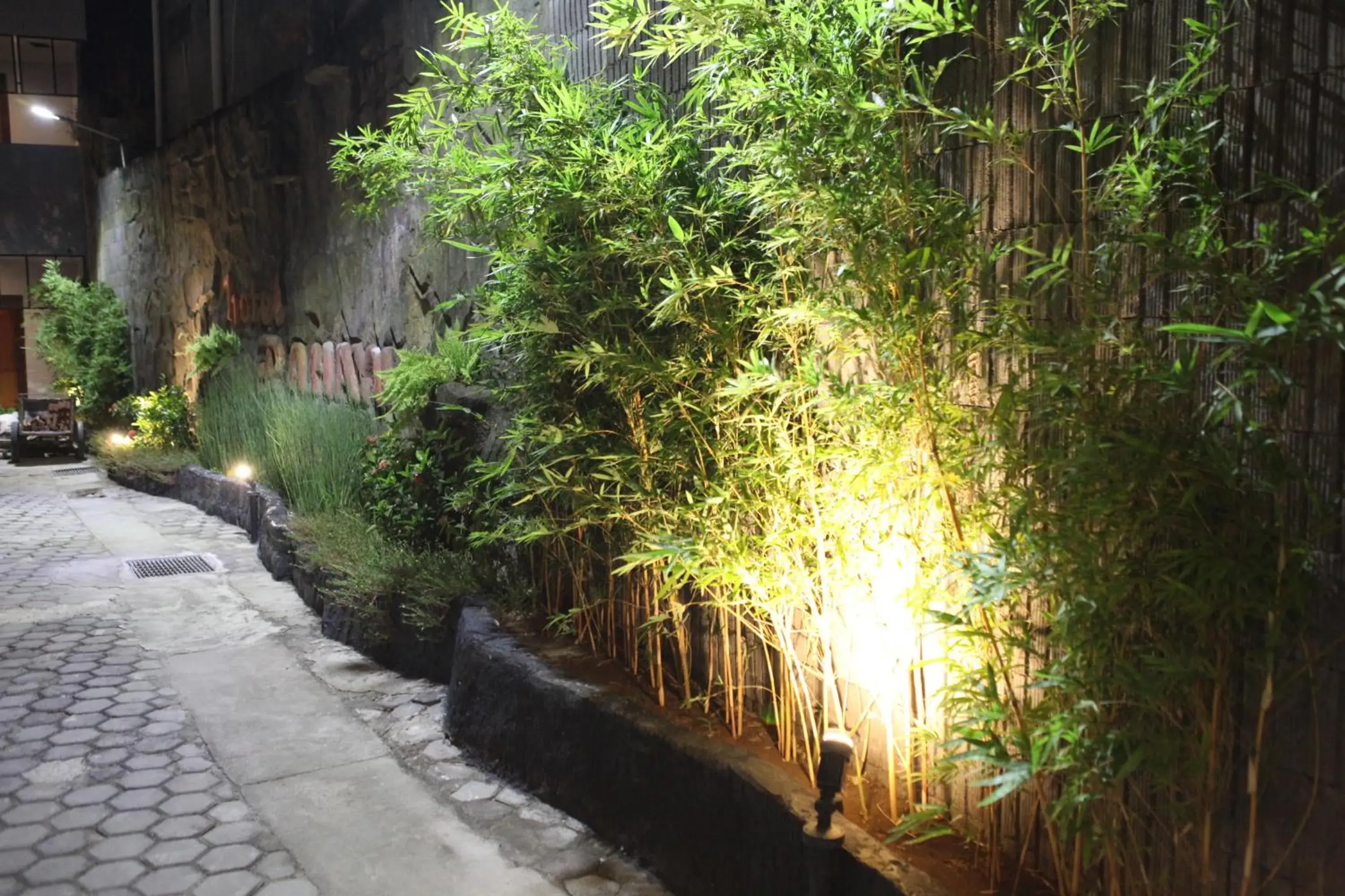 Garden view in Rahayu Hotel Cirebon Garden view in Rahayu Hotel Cirebon