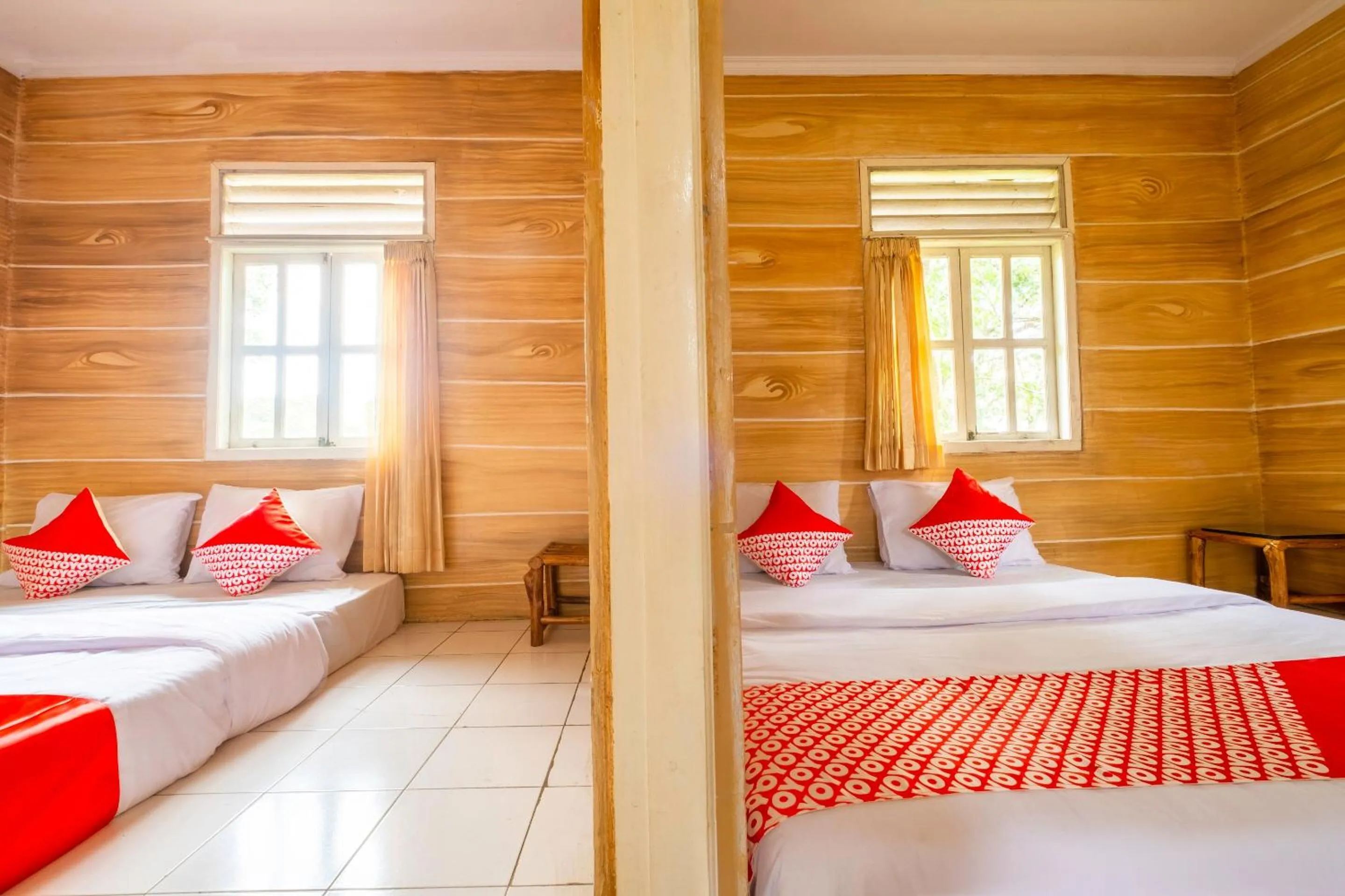 Bedroom, Bed in OYO 2278 Cikidang Hunting Resort