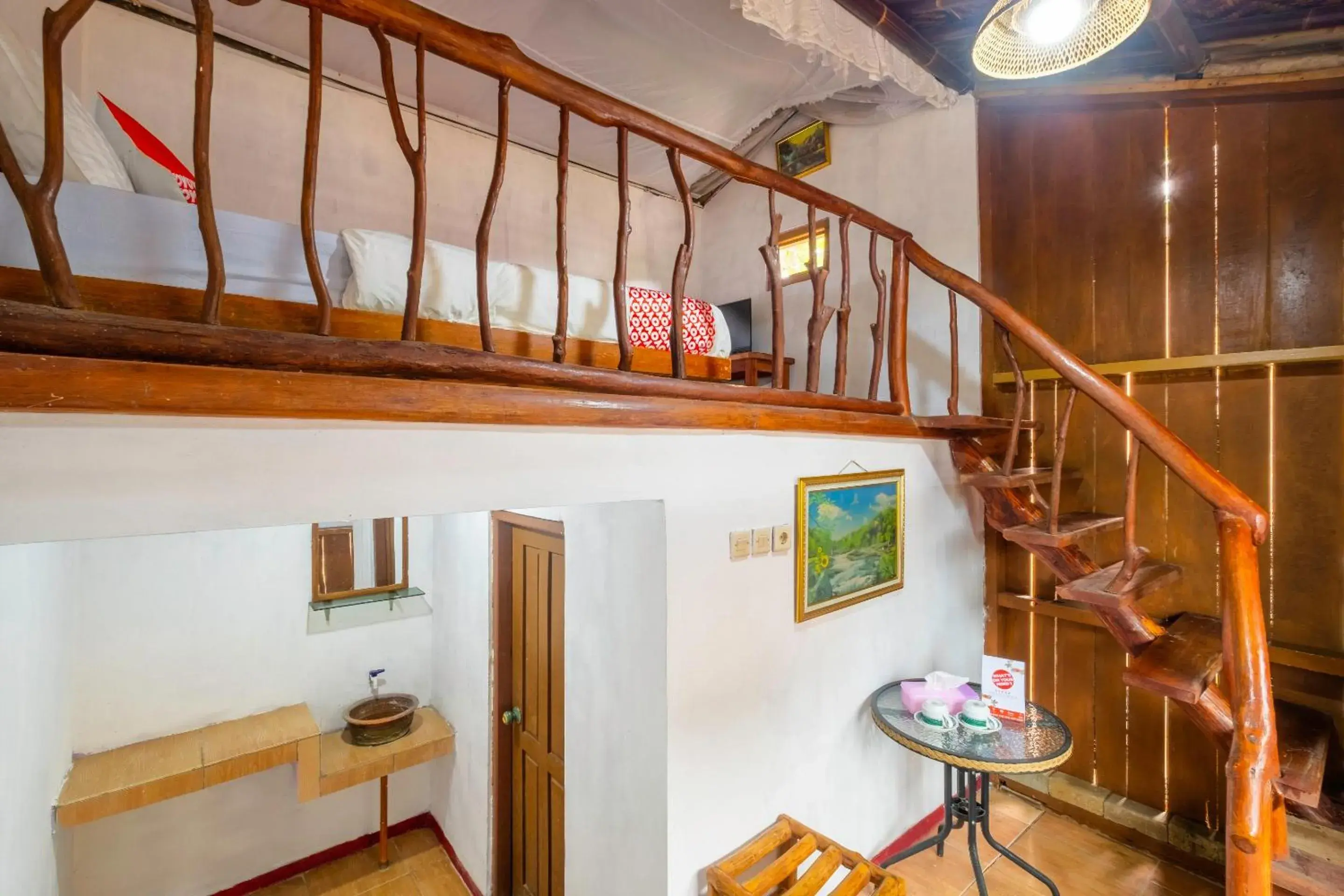 Bedroom in OYO 2278 Cikidang Hunting Resort Bedroom in OYO 2278 Cikidang Hunting Resort