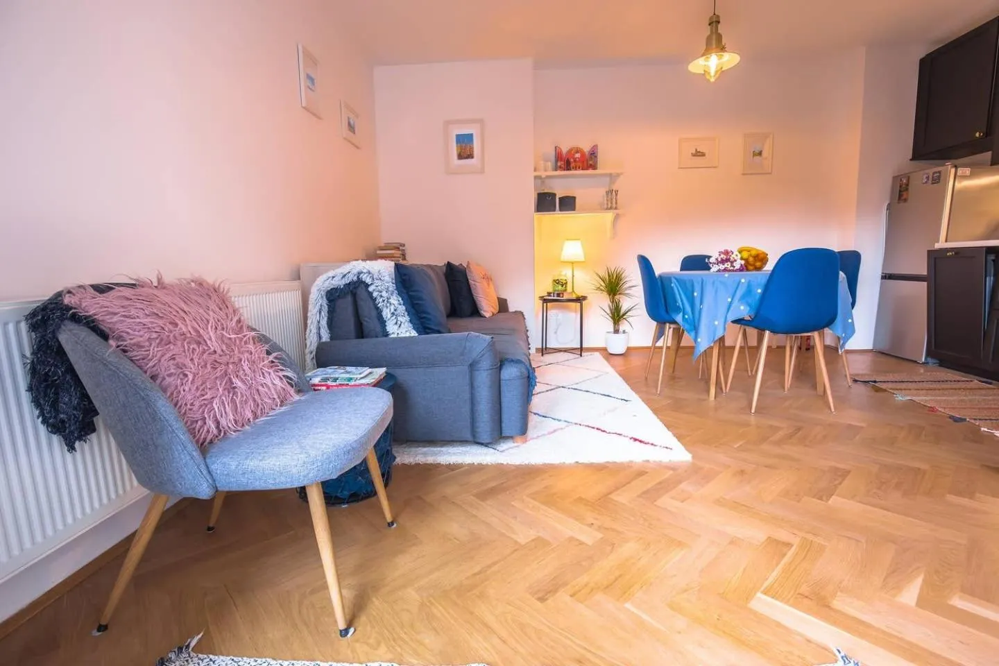 Living room in Number 28 Boutique Apartment