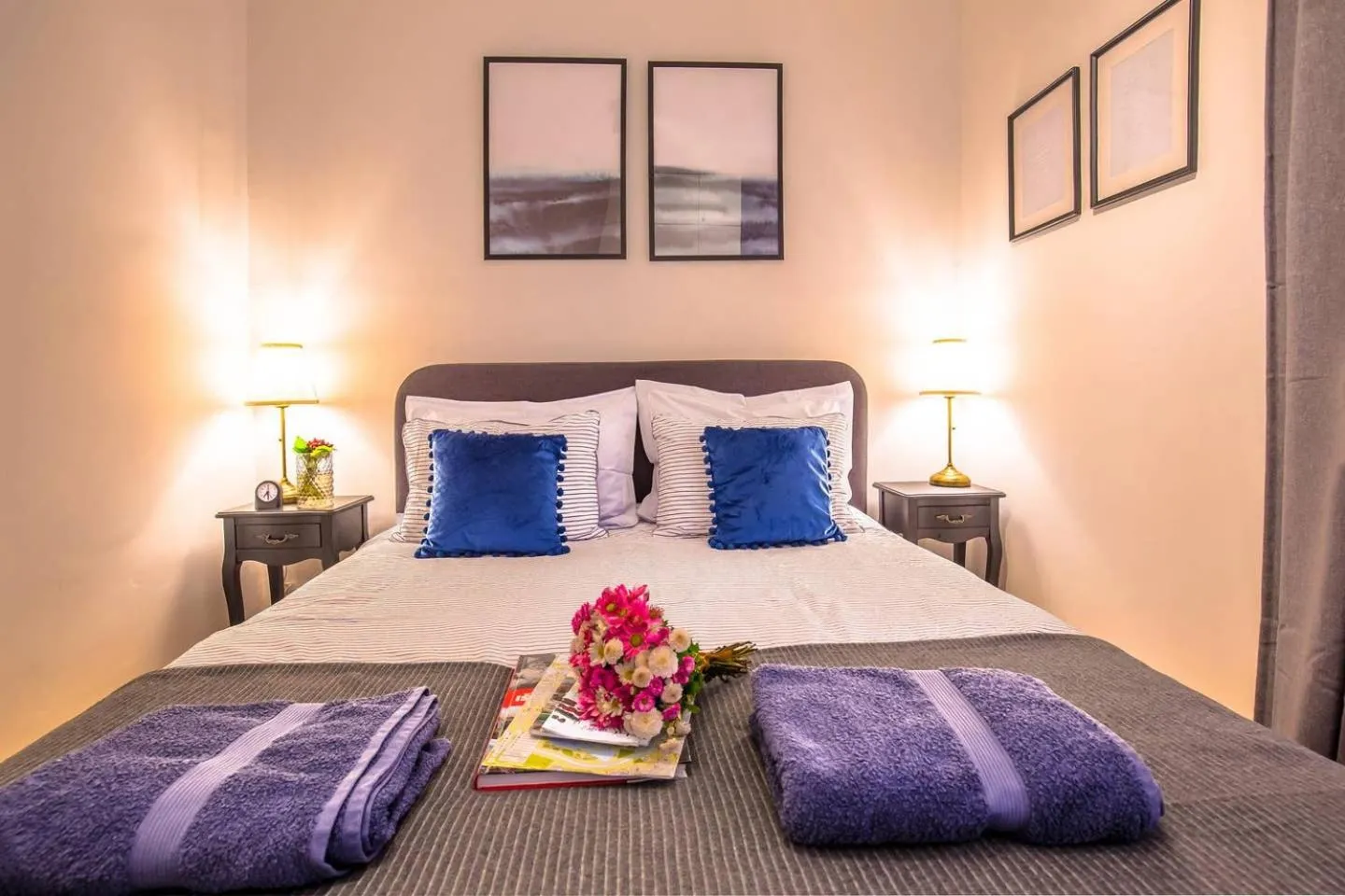 Bed in Number 28 Boutique Apartment