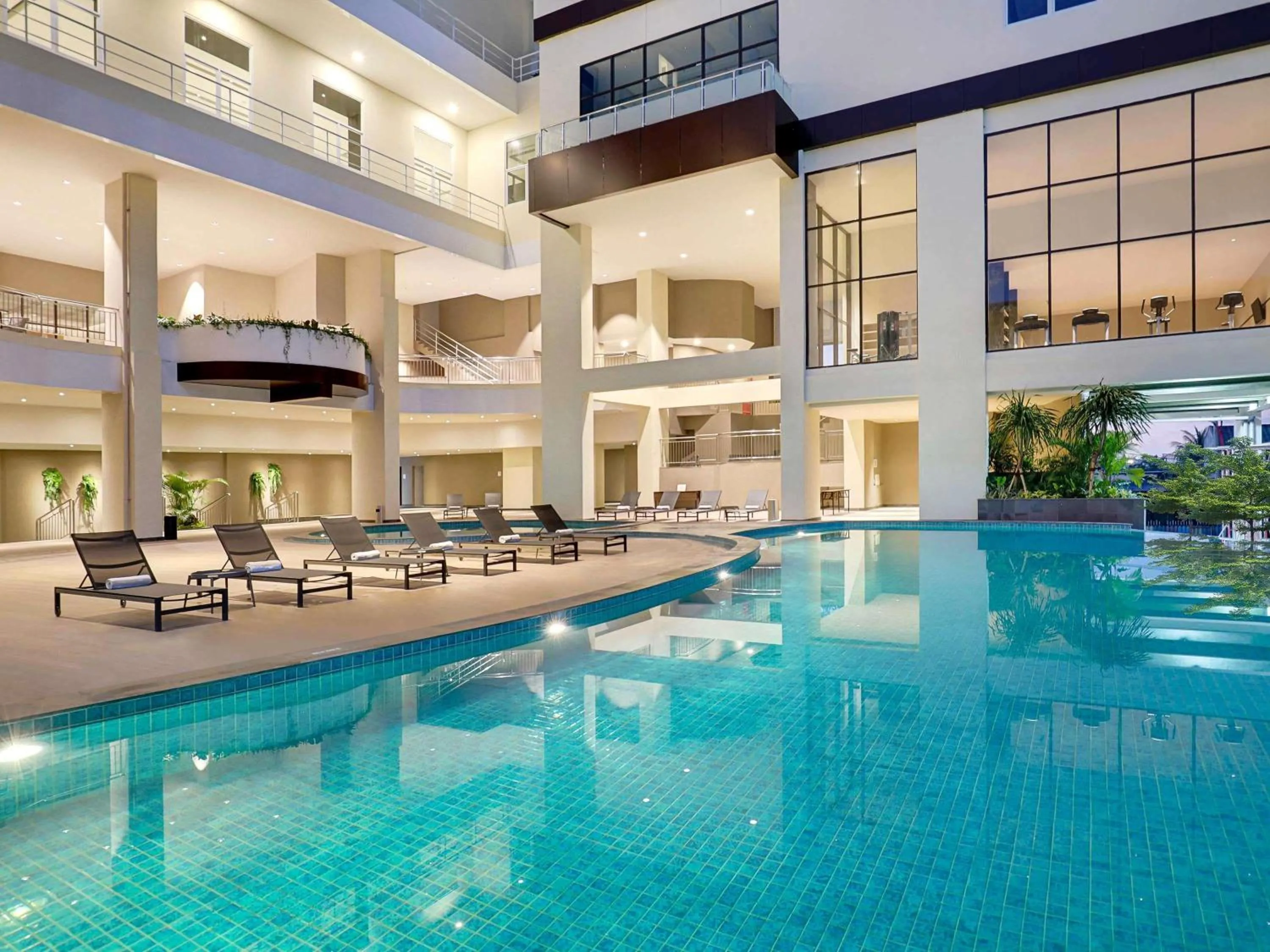 Pool view in Mercure Bengkulu