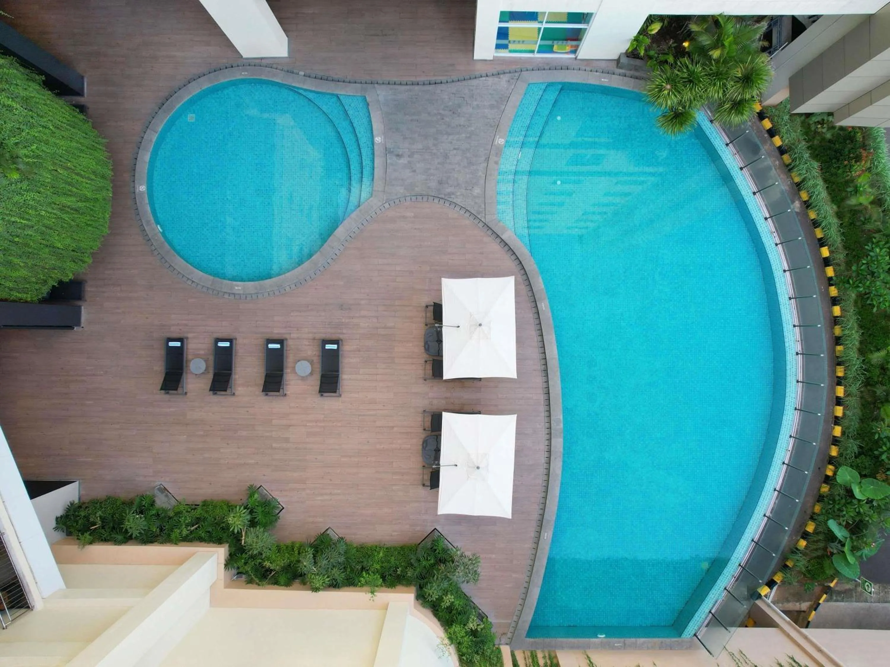 Pool view in Mercure Bengkulu