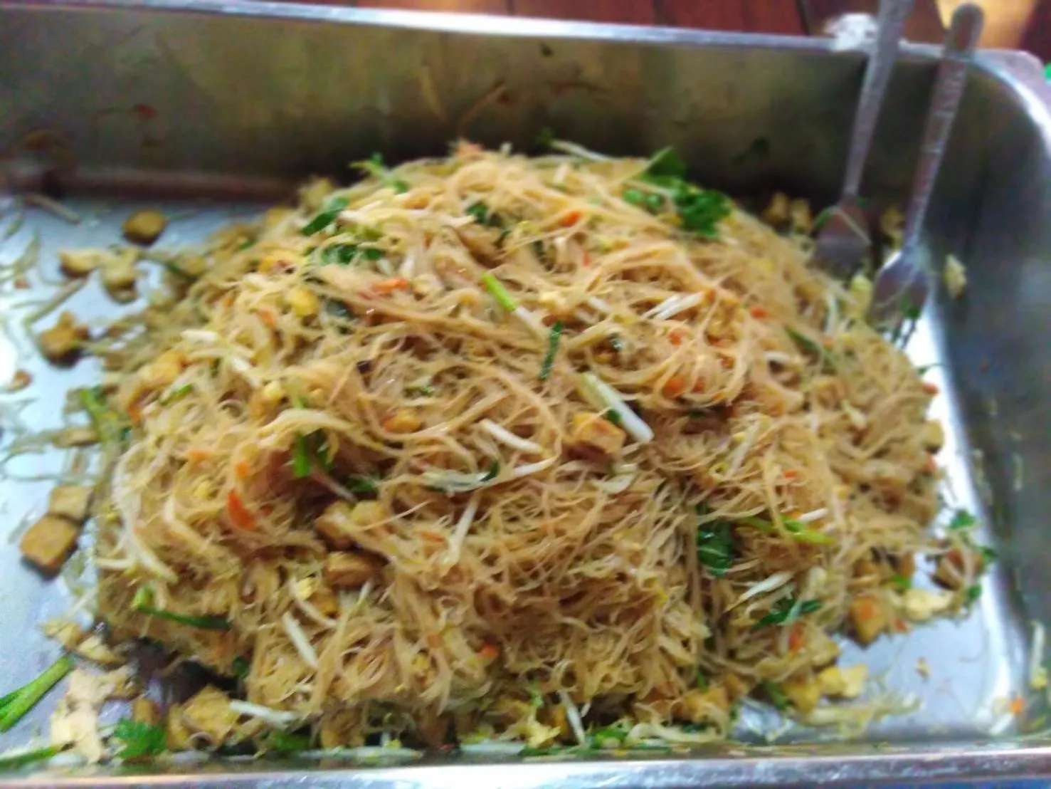 Buffet breakfast in Pechpailin Resort