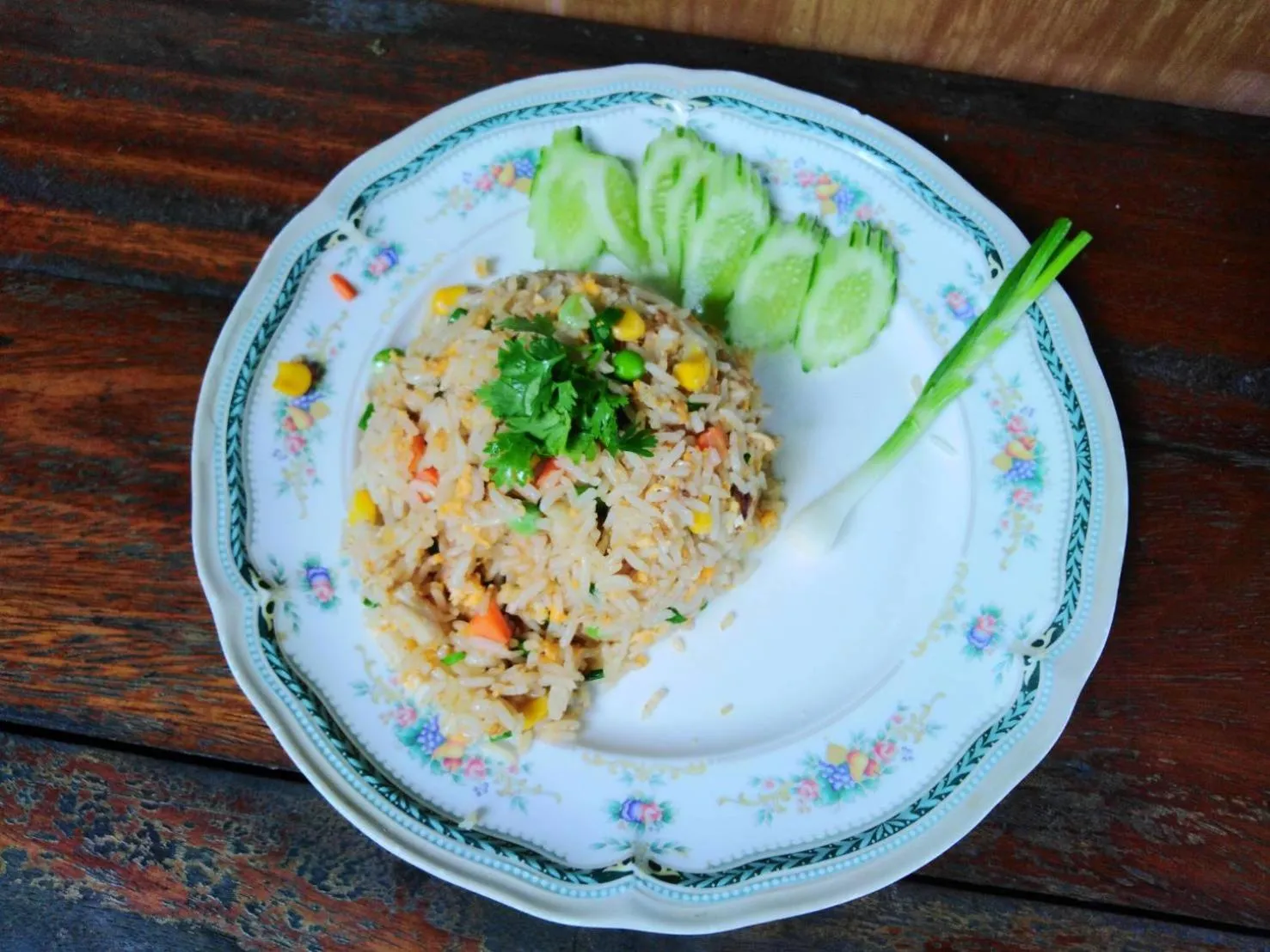 American breakfast in Pechpailin Resort