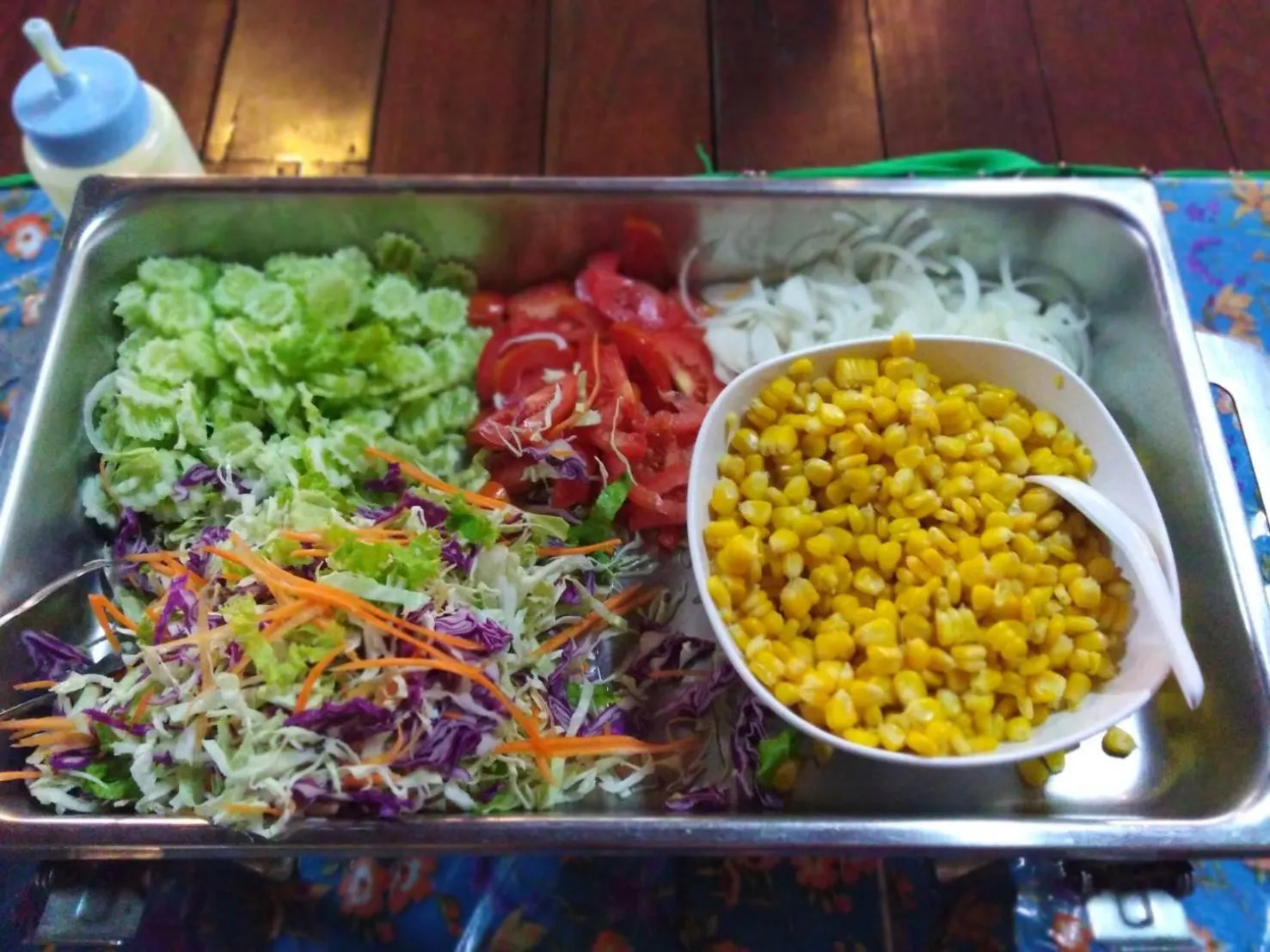 Buffet breakfast in Pechpailin Resort