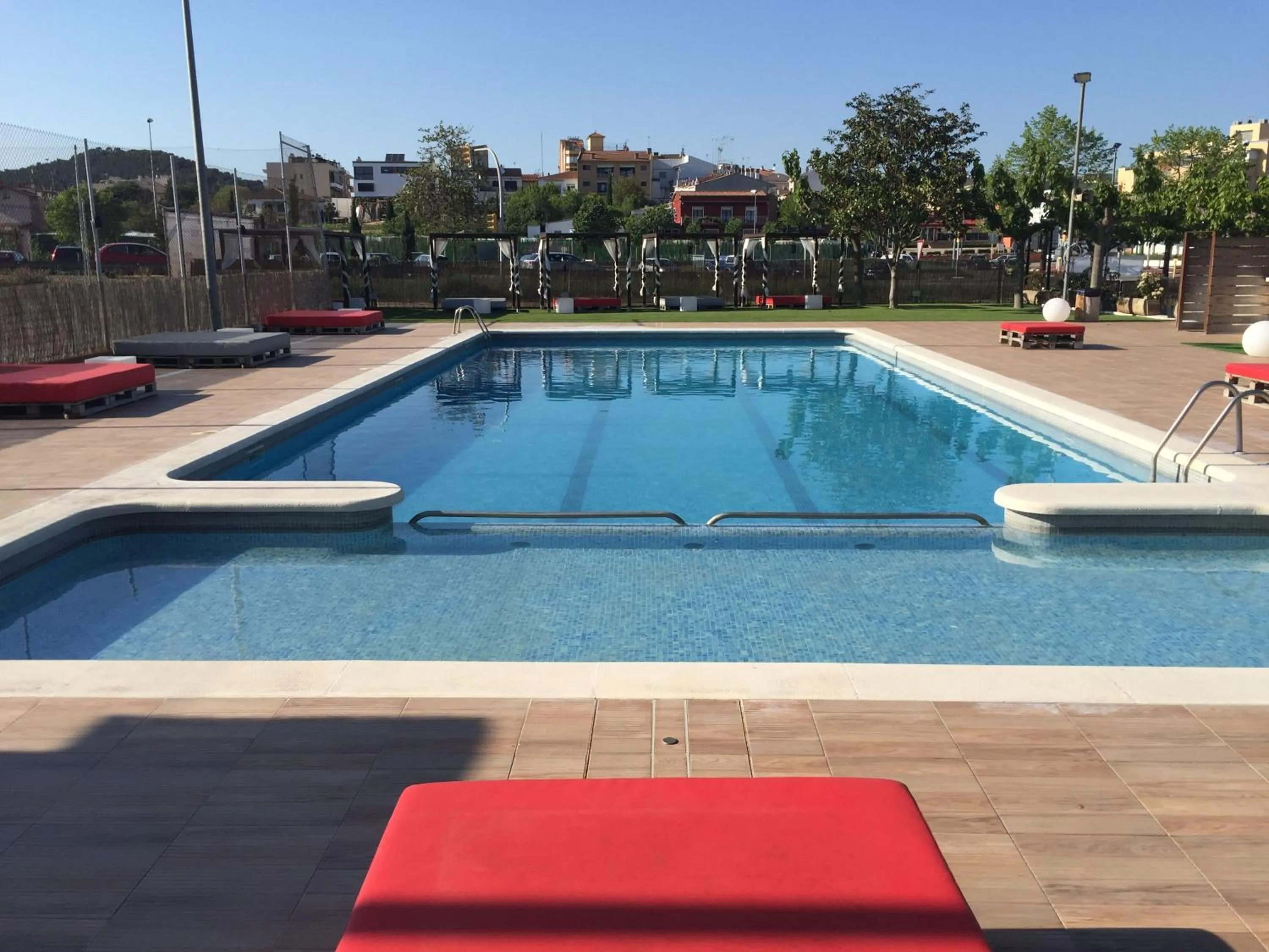 Swimming pool in Hostal SolFina
