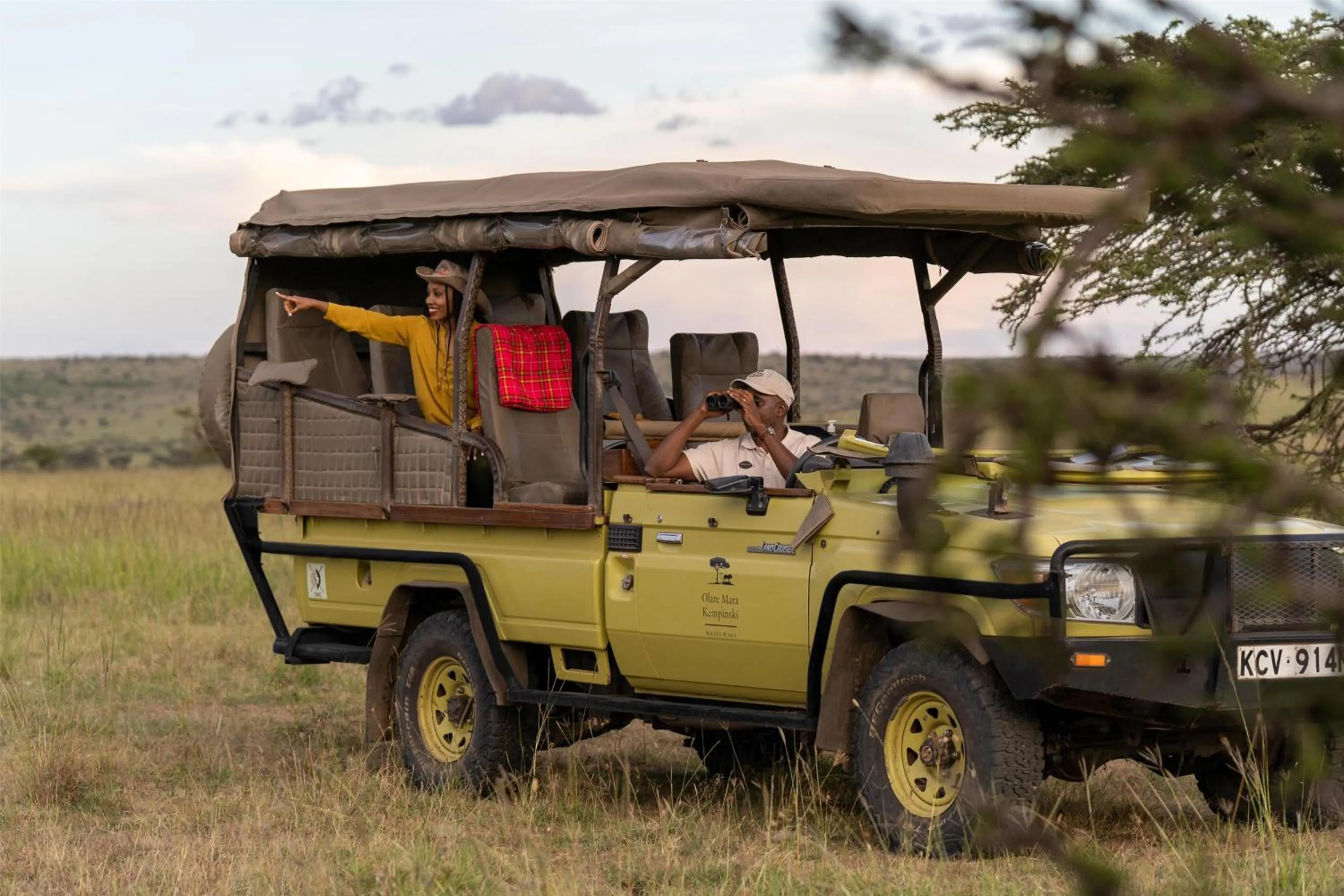 On site in Olare Mara Kempinski