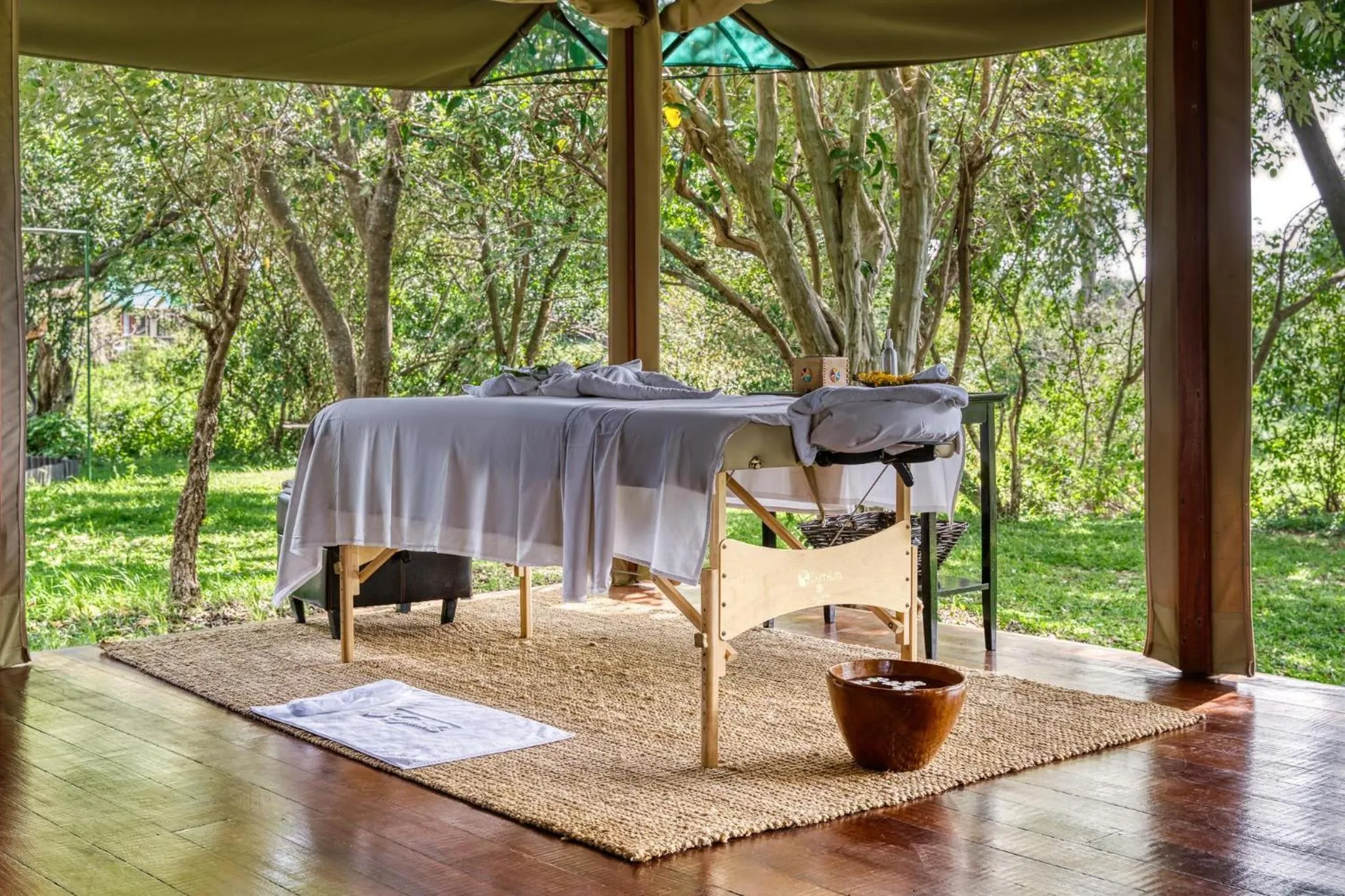 On site in Olare Mara Kempinski