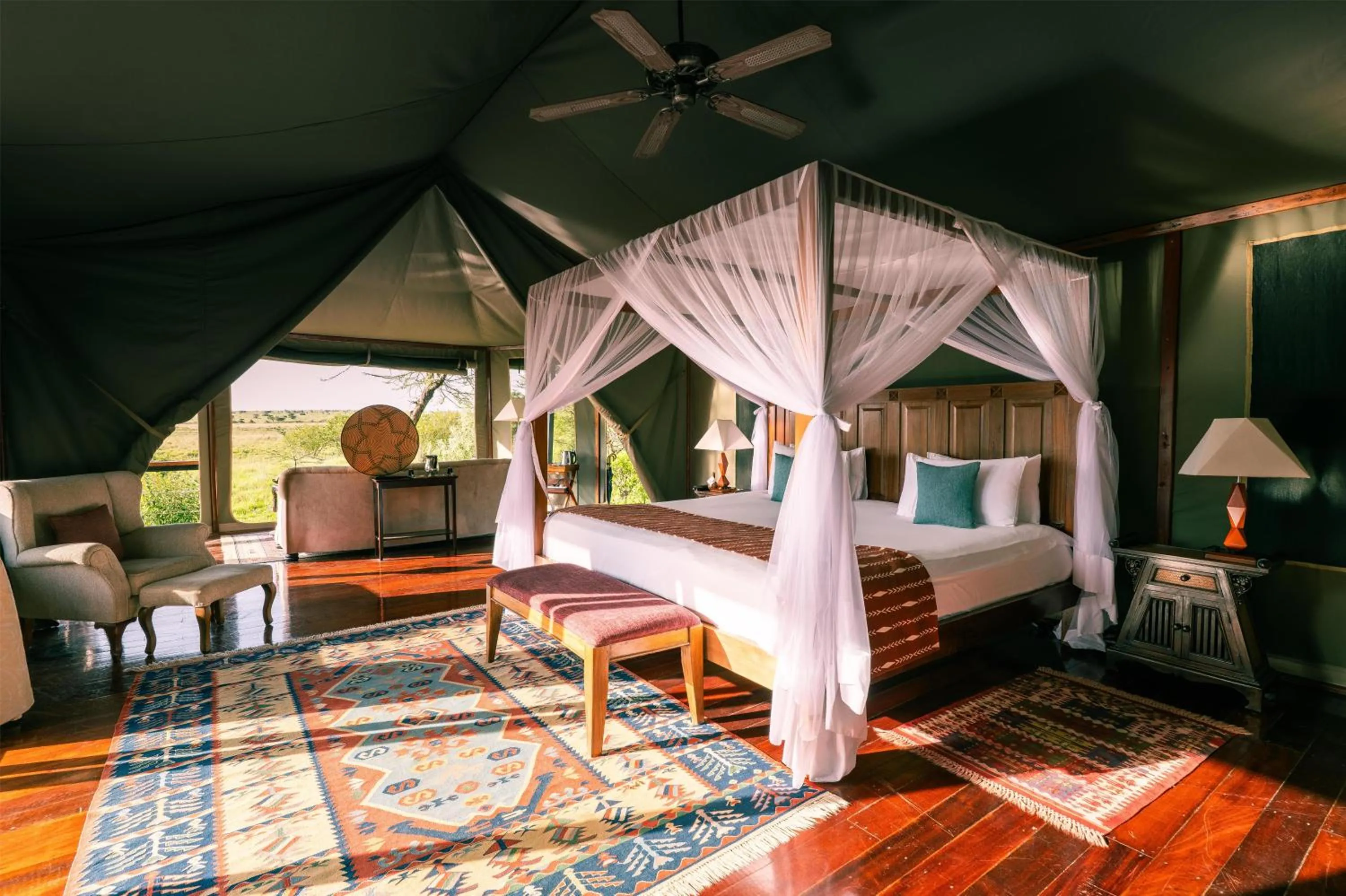 Bedroom, Bed in Olare Mara Kempinski