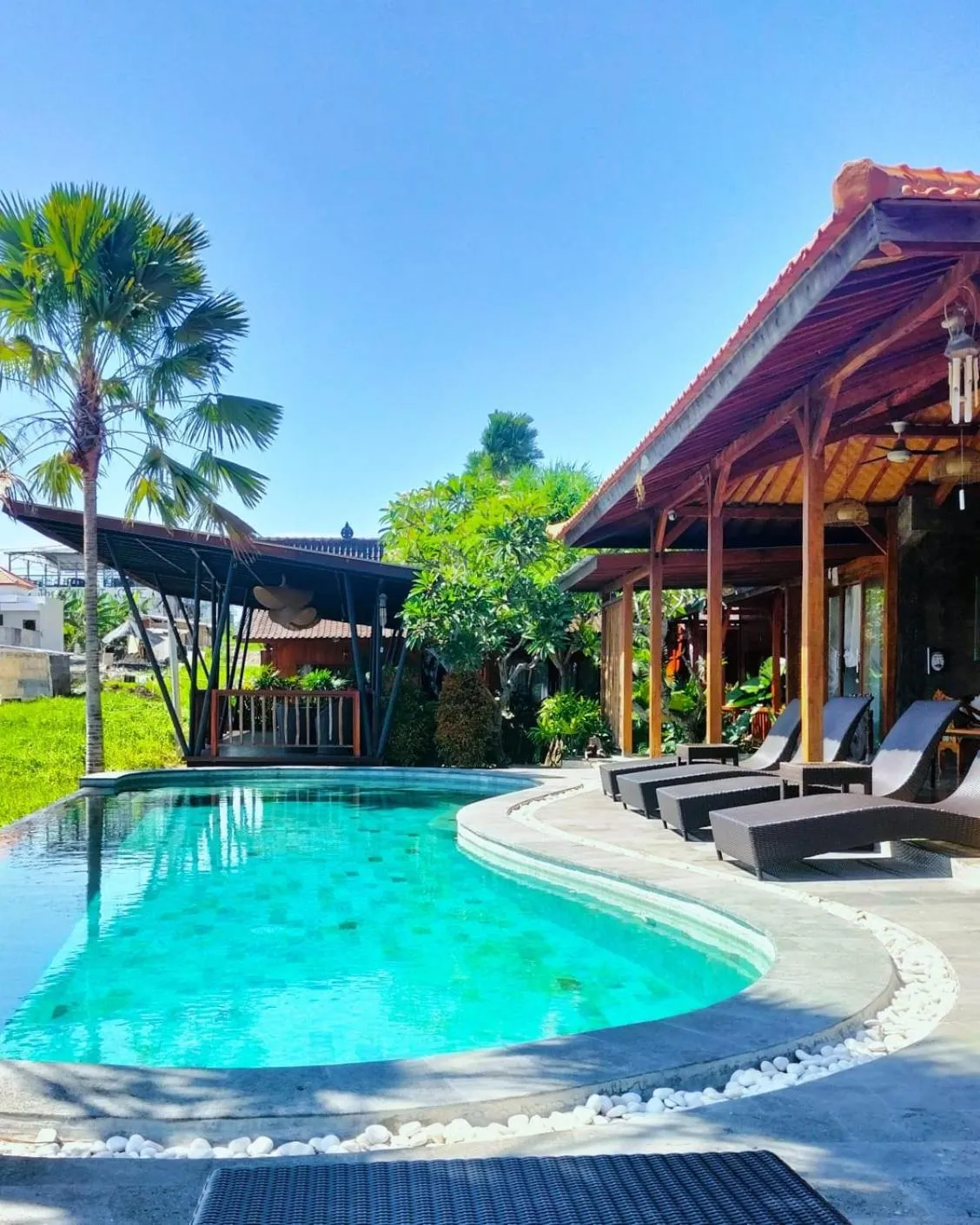 Garden in La Pan Nam Exotic Villas and Spa