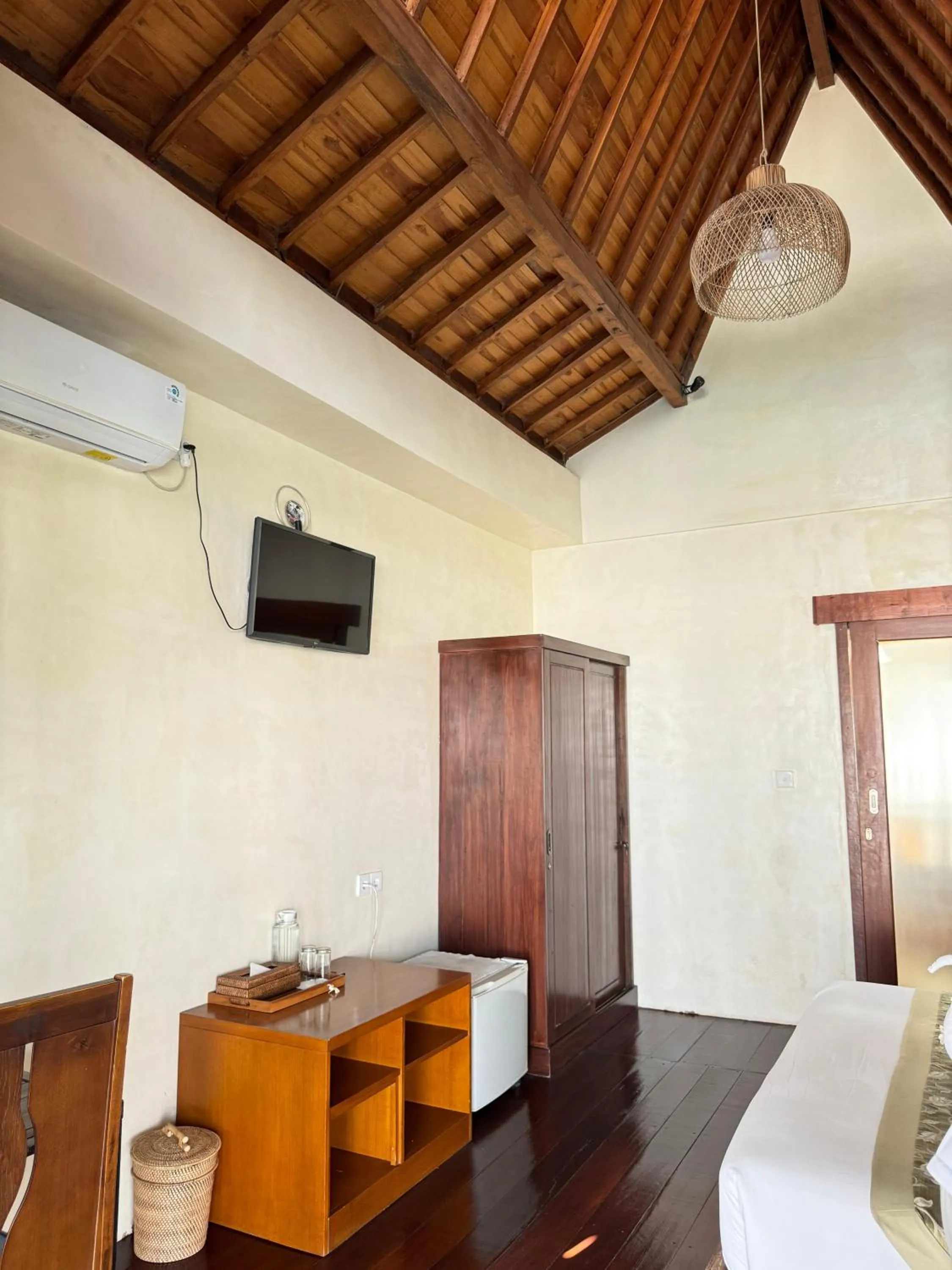 Bed in La Pan Nam Exotic Villas and Spa