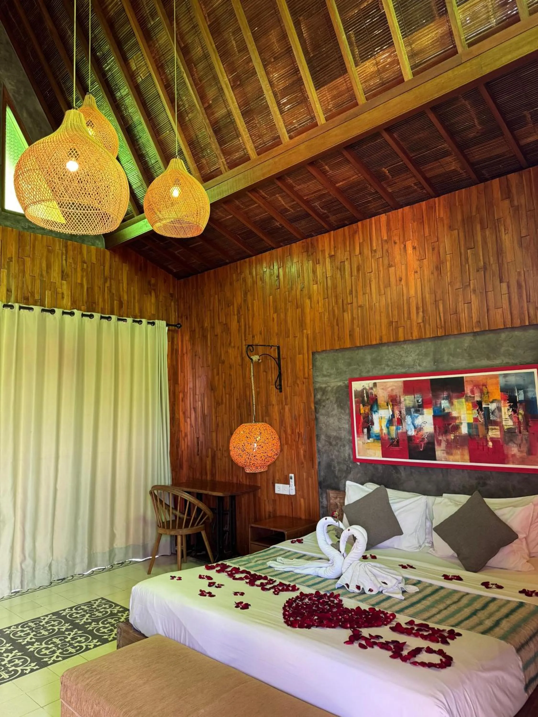 Photo of the whole room, Bed in La Pan Nam Exotic Villas and Spa