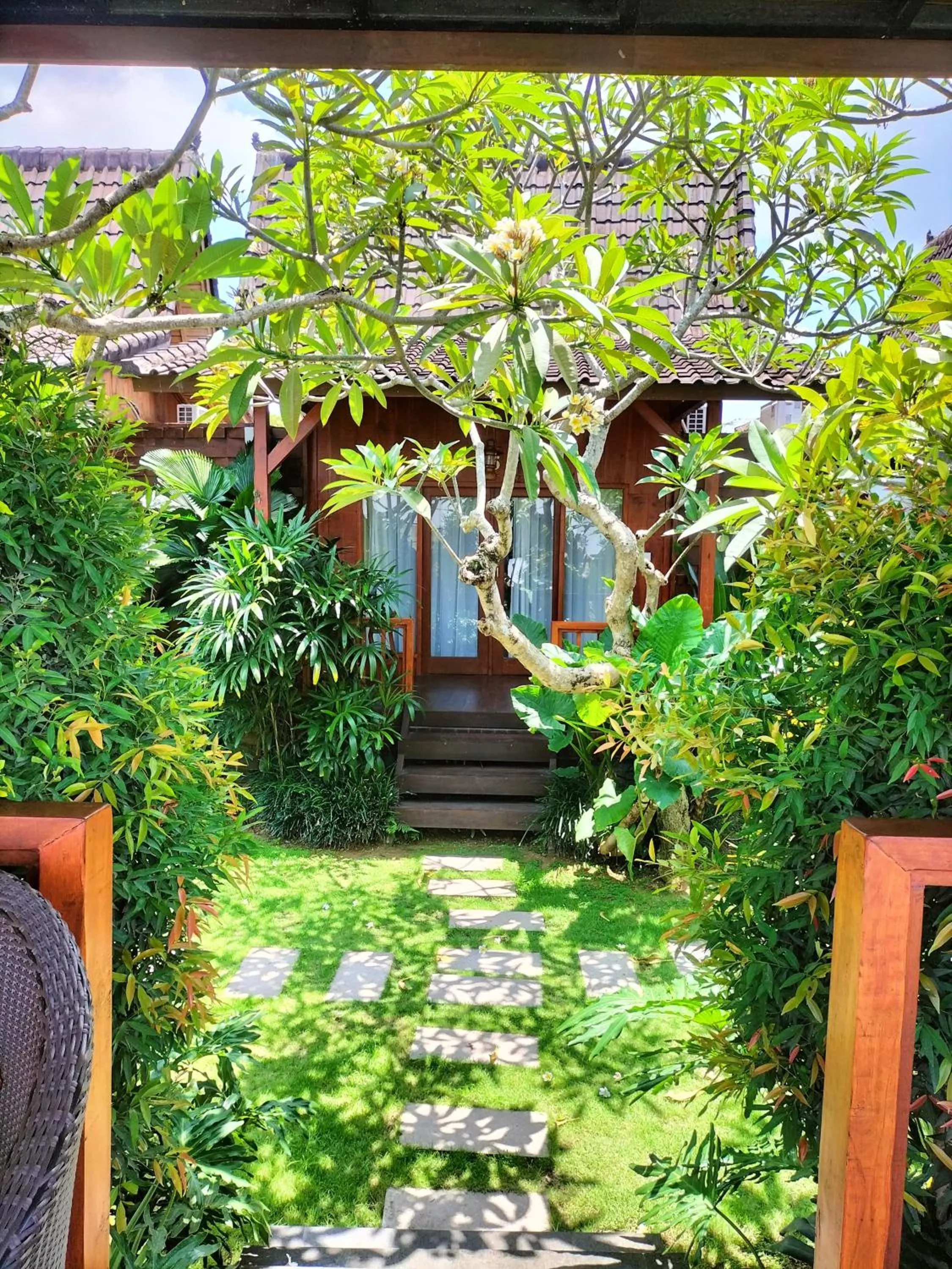 Garden view in La Pan Nam Exotic Villas and Spa