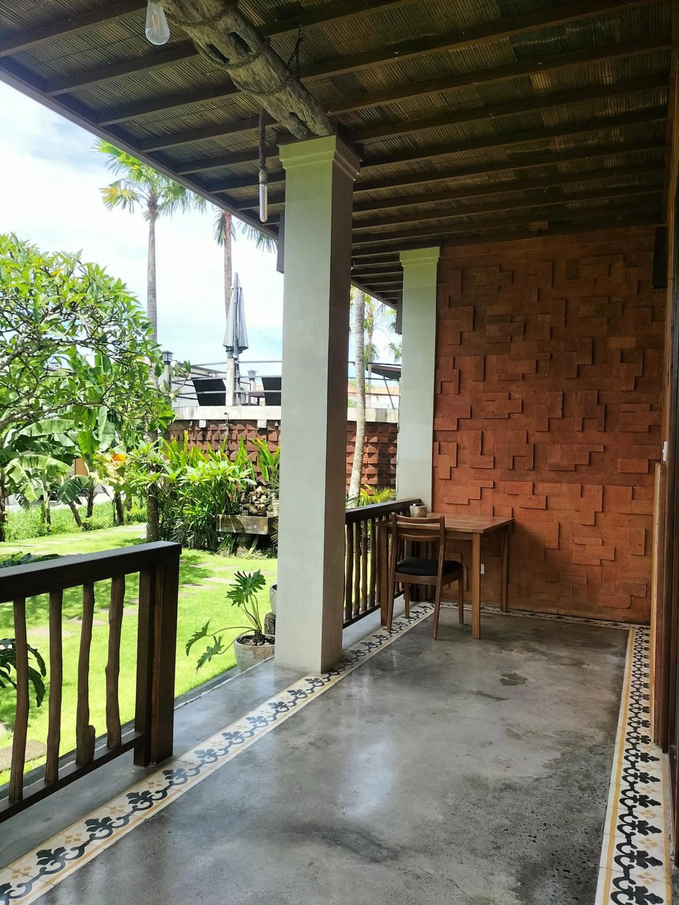 Balcony/Terrace in La Pan Nam Exotic Villas and Spa