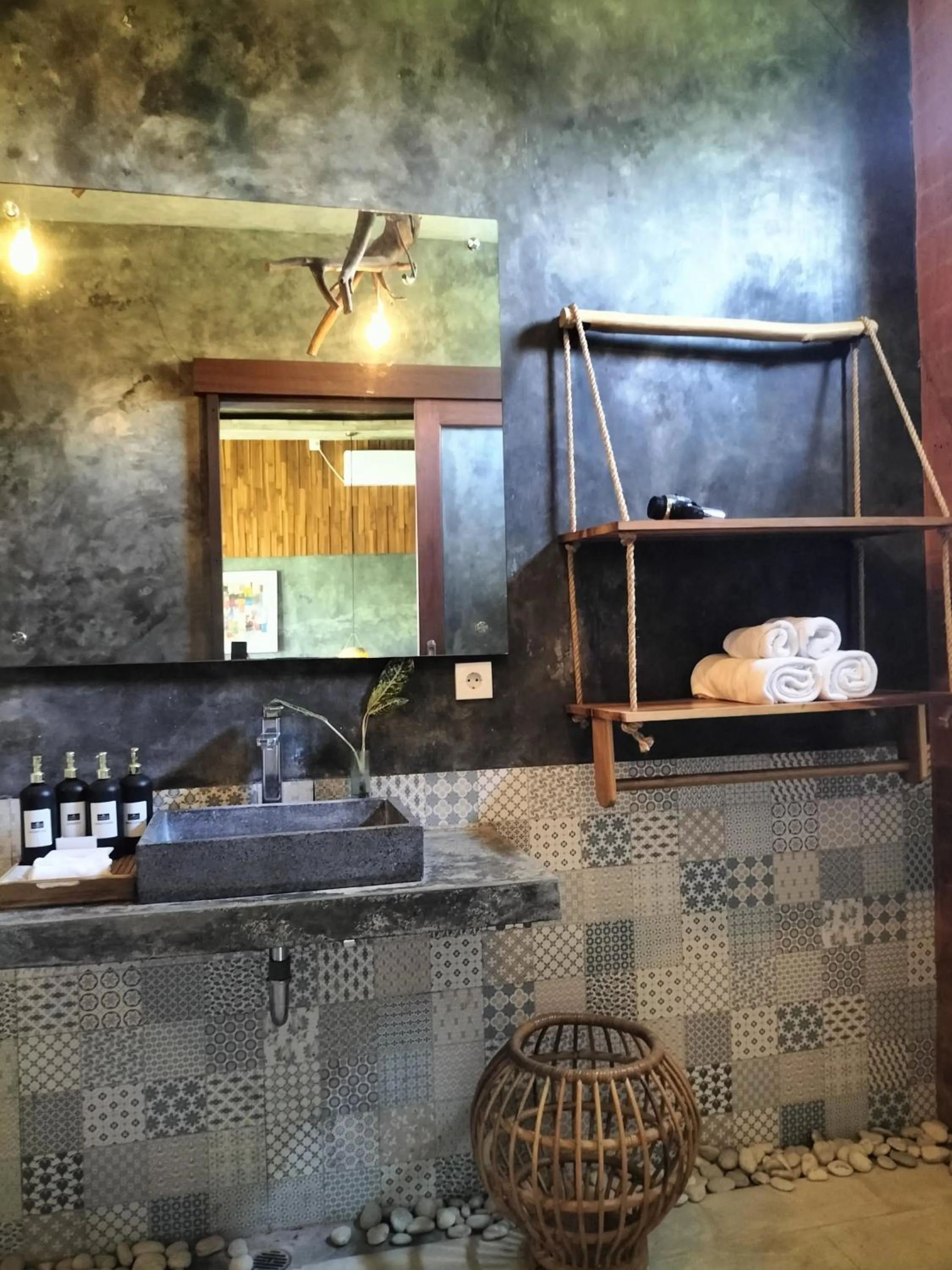 Bathroom in La Pan Nam Exotic Villas and Spa