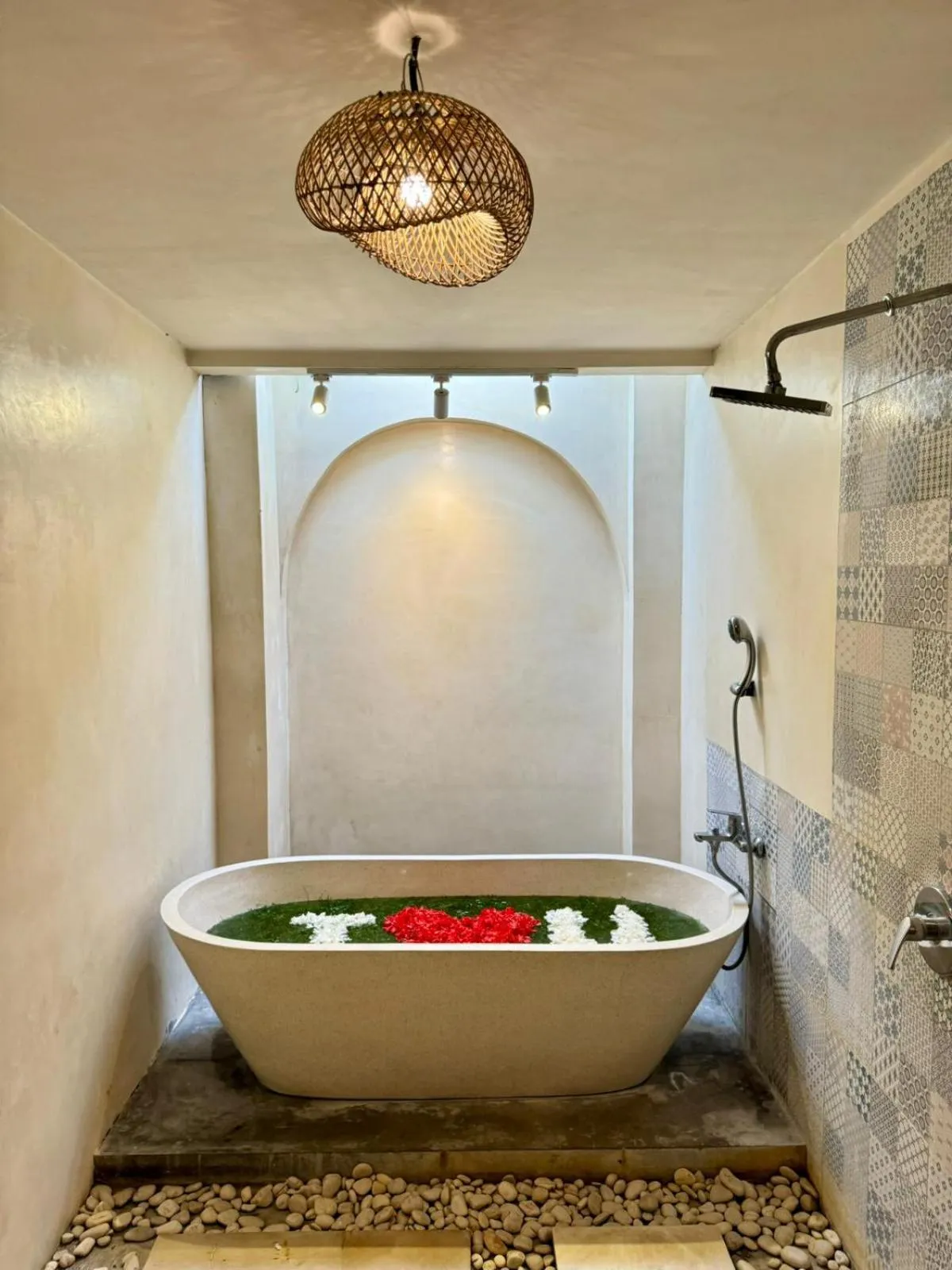 Bathroom in La Pan Nam Exotic Villas and Spa