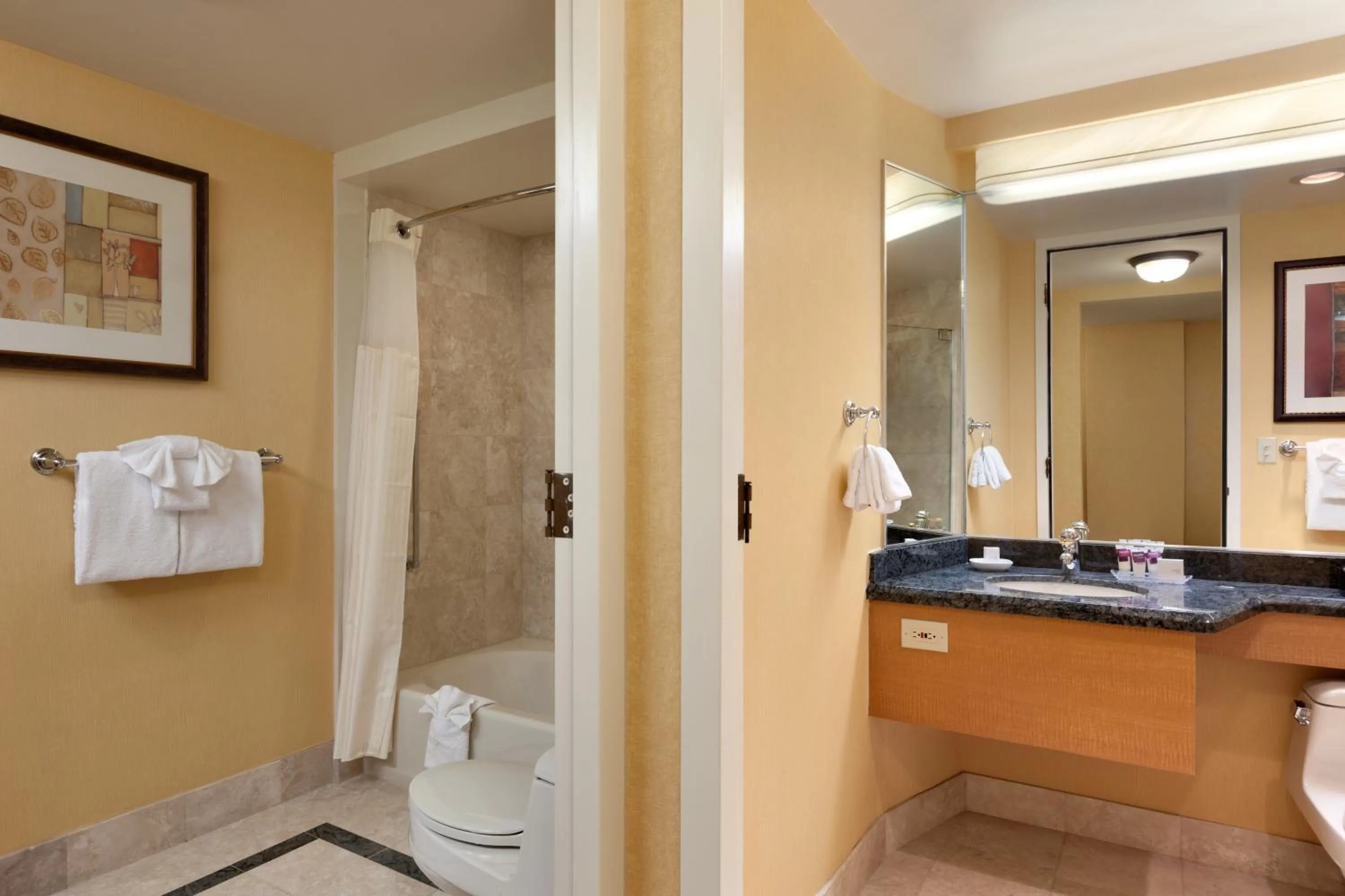 Shower in Harrah's Lake Tahoe, A Caesars Destination