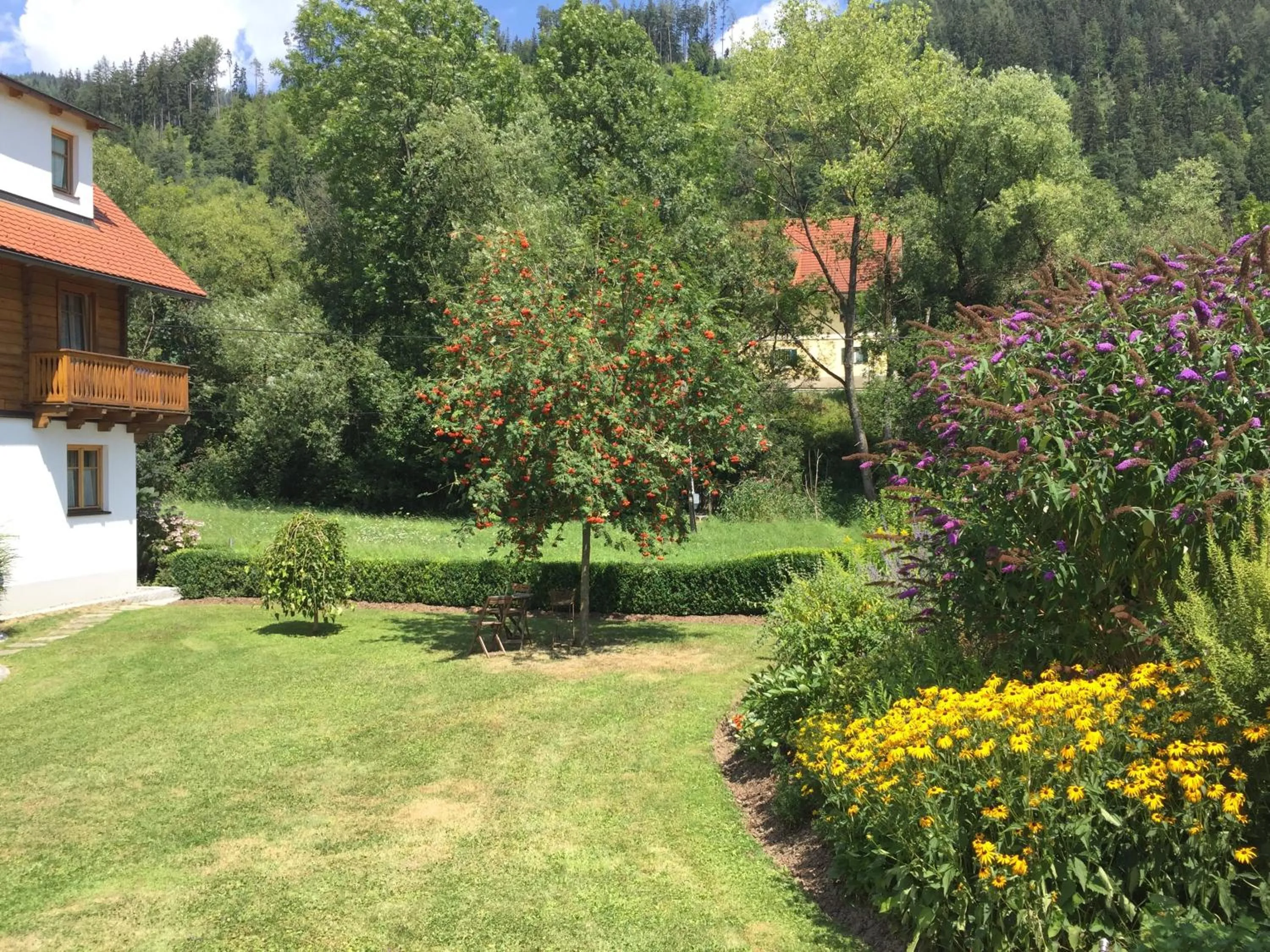 Garden in Landhaus am Bach