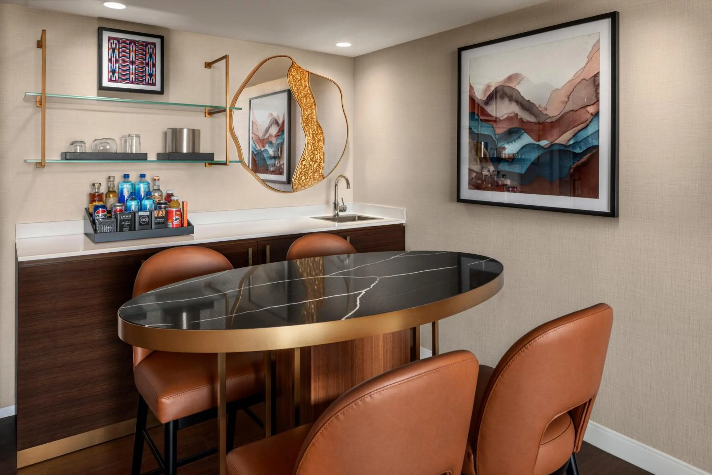 Dining area in Caesars Republic Lake Tahoe, A Caesars Destination