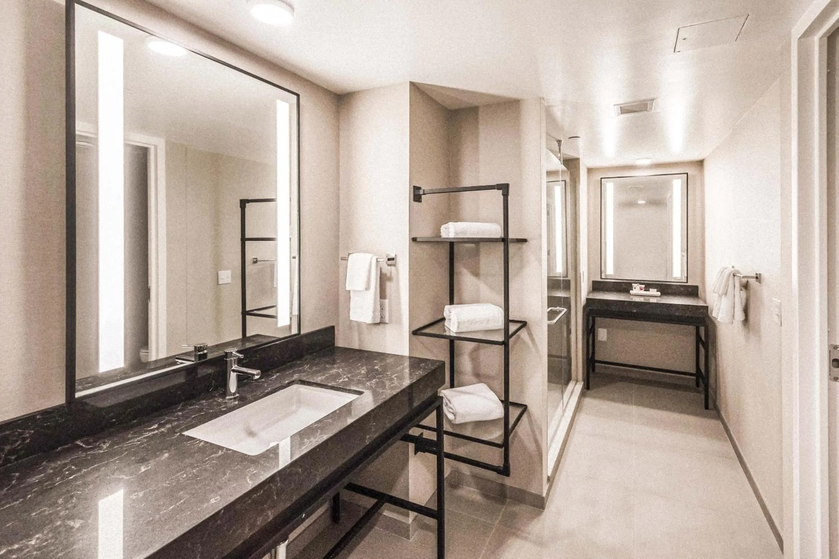 Bathroom in Caesars Republic Lake Tahoe, A Caesars Destination