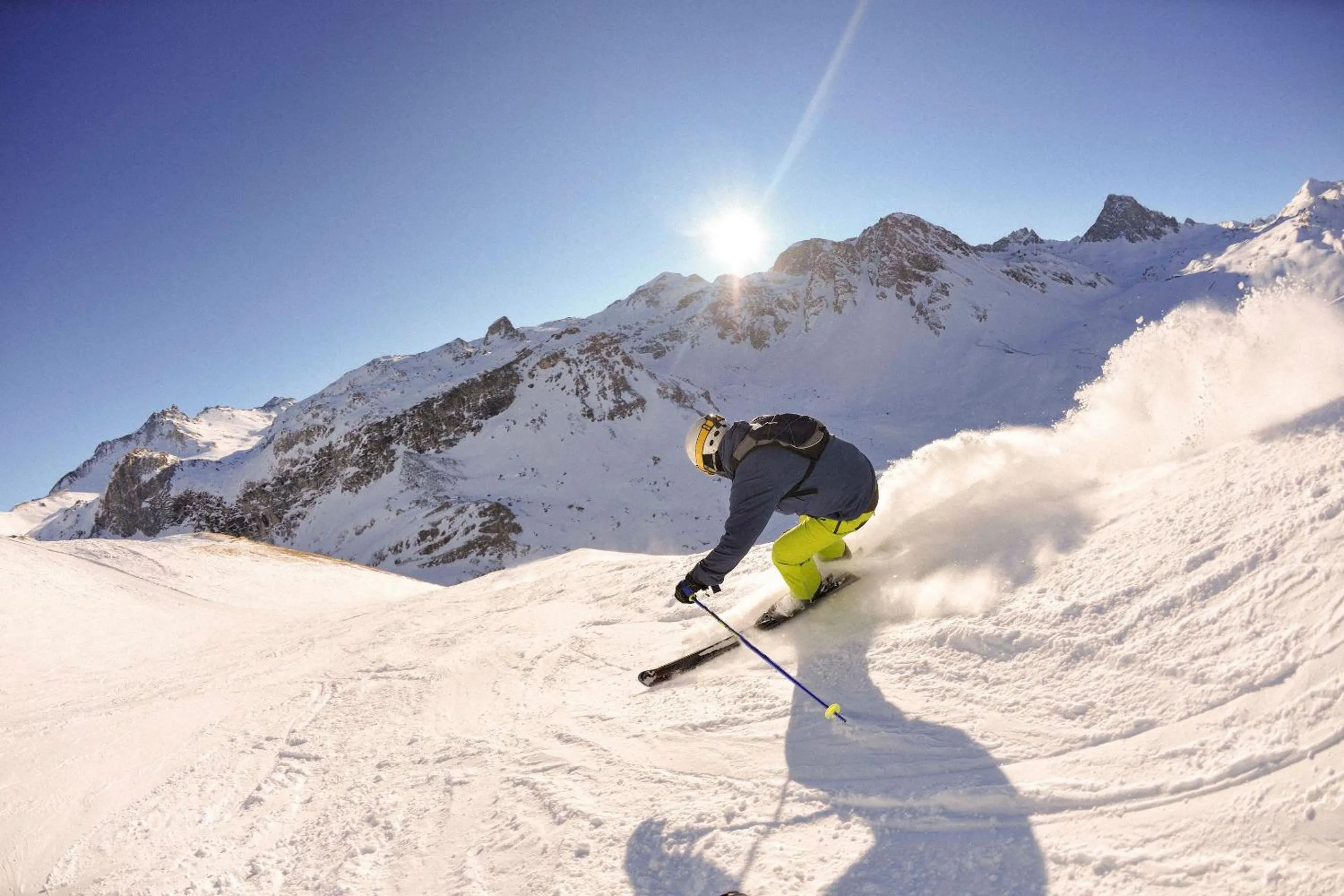 Skiing in Caesars Republic Lake Tahoe, A Caesars Destination