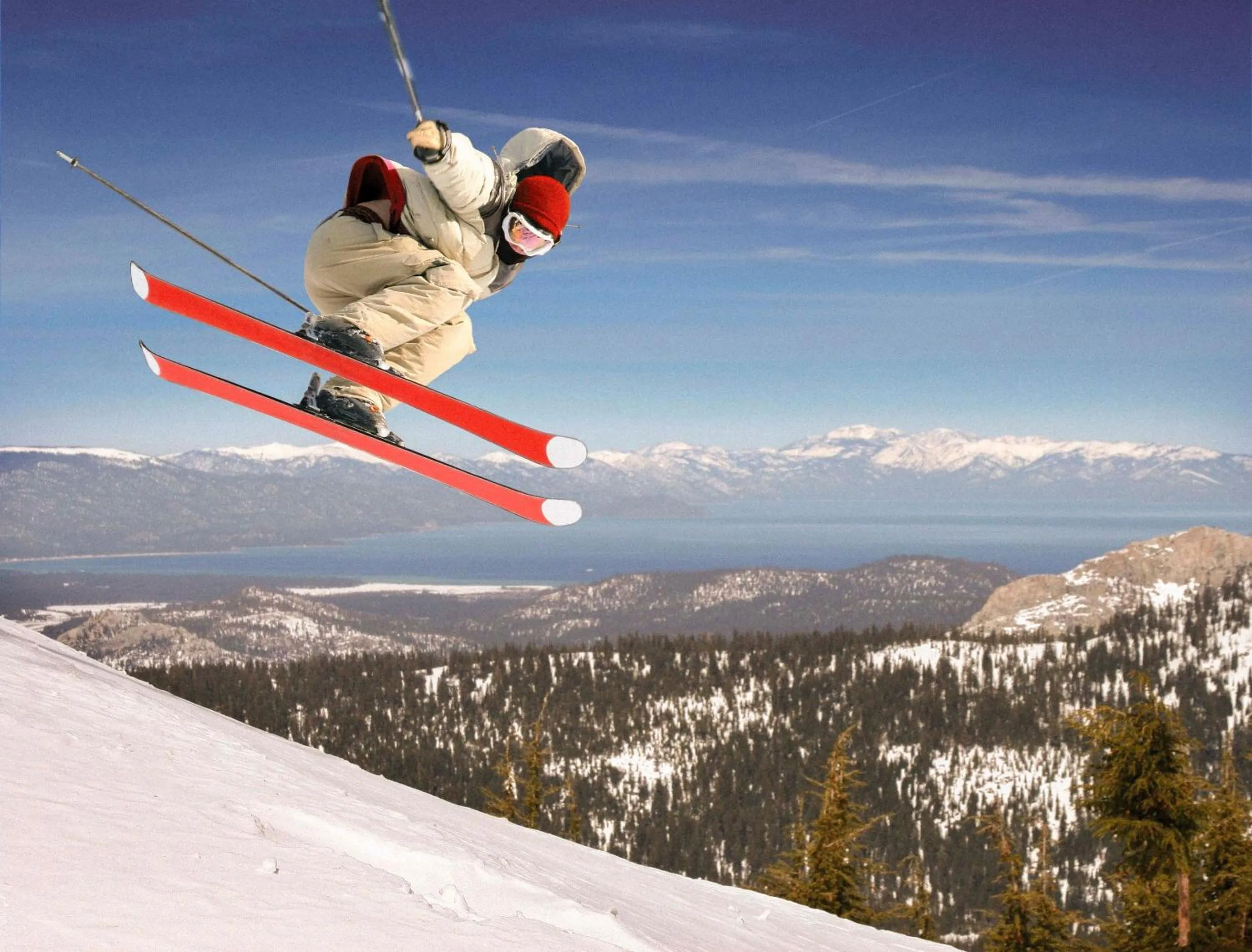 Skiing in Caesars Republic Lake Tahoe, A Caesars Destination