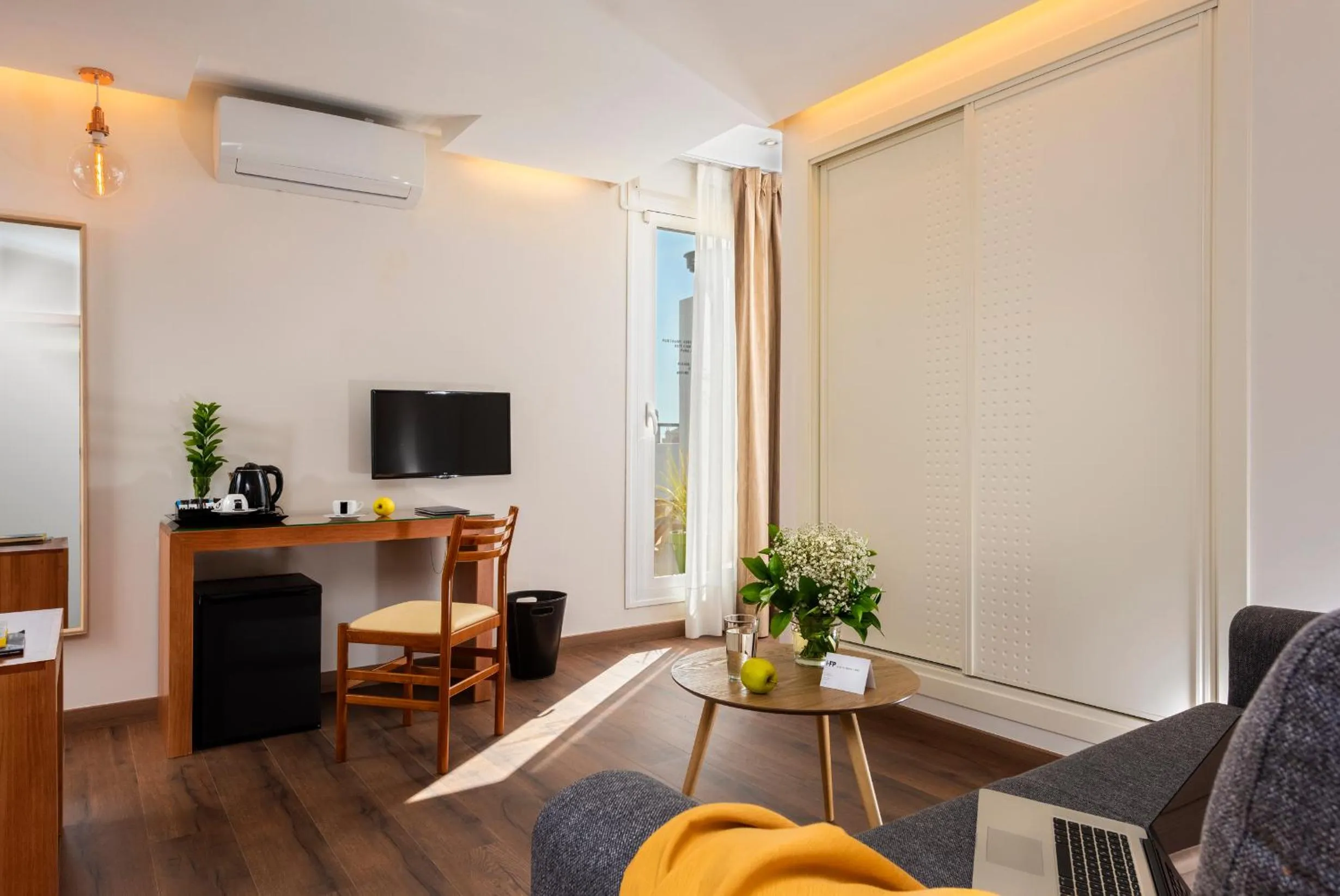 Living room in Hotel de Francia y París