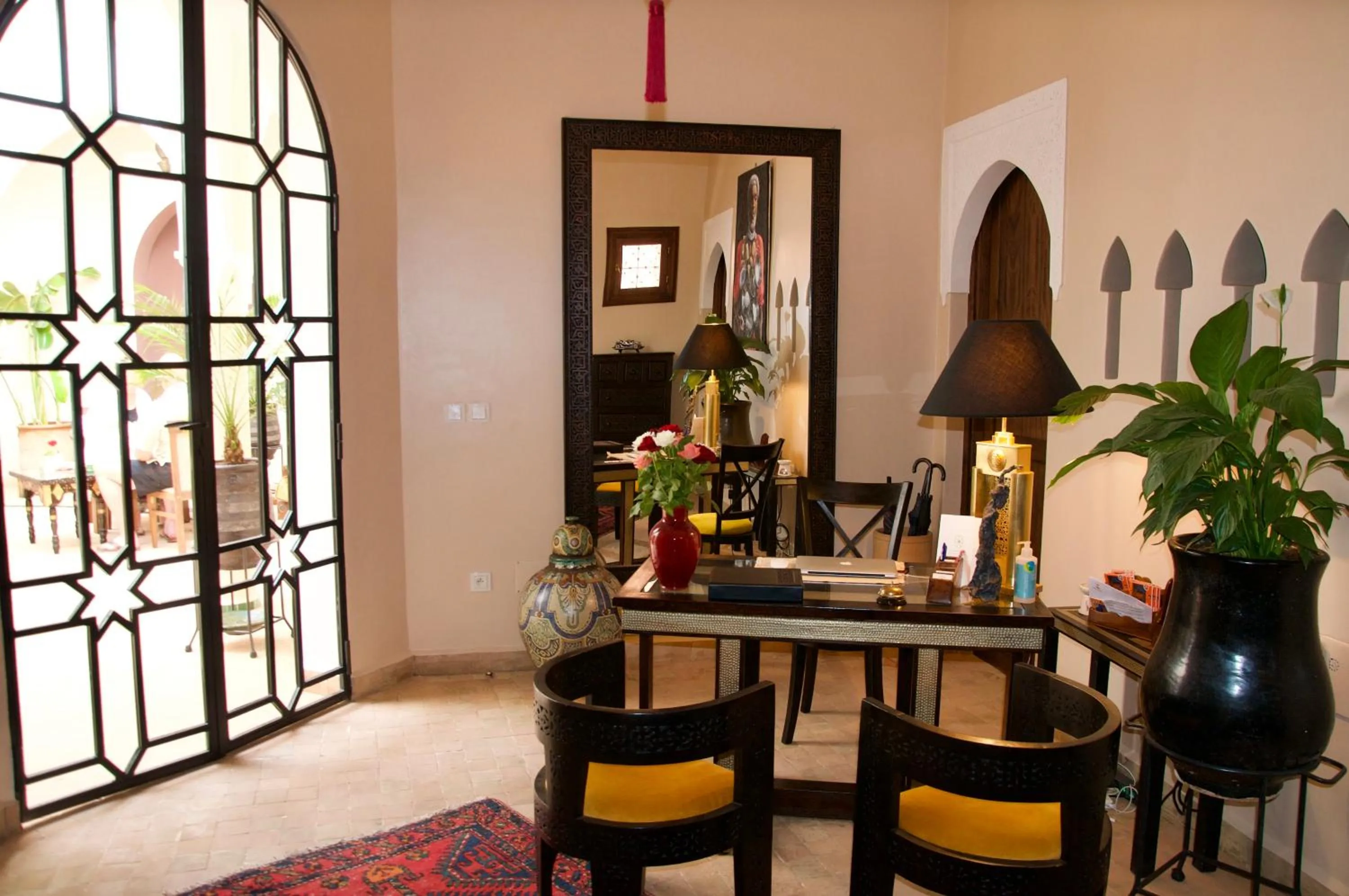 Lobby or reception in La Claire Fontaine