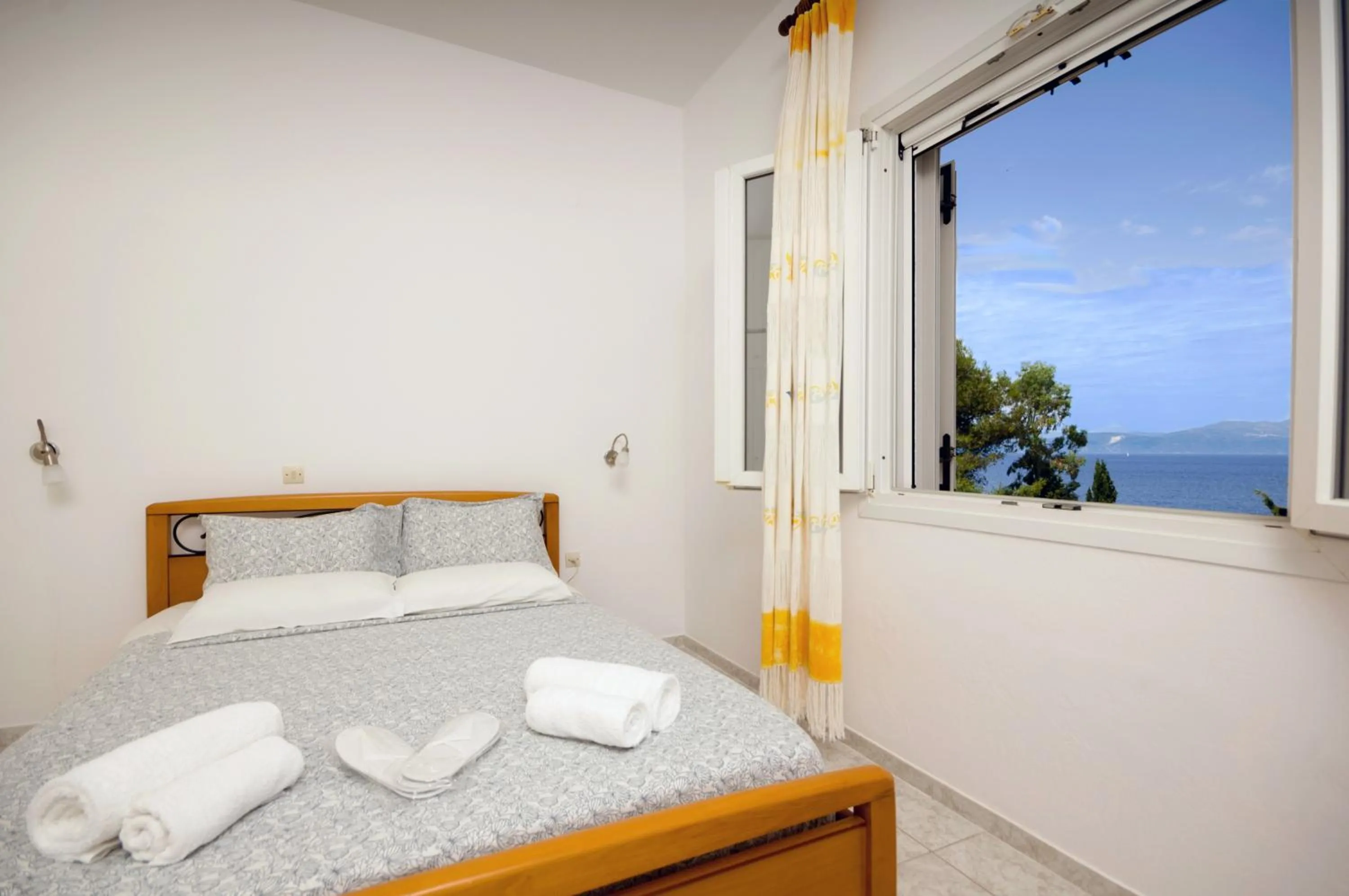 Bed in Villa Baronnos