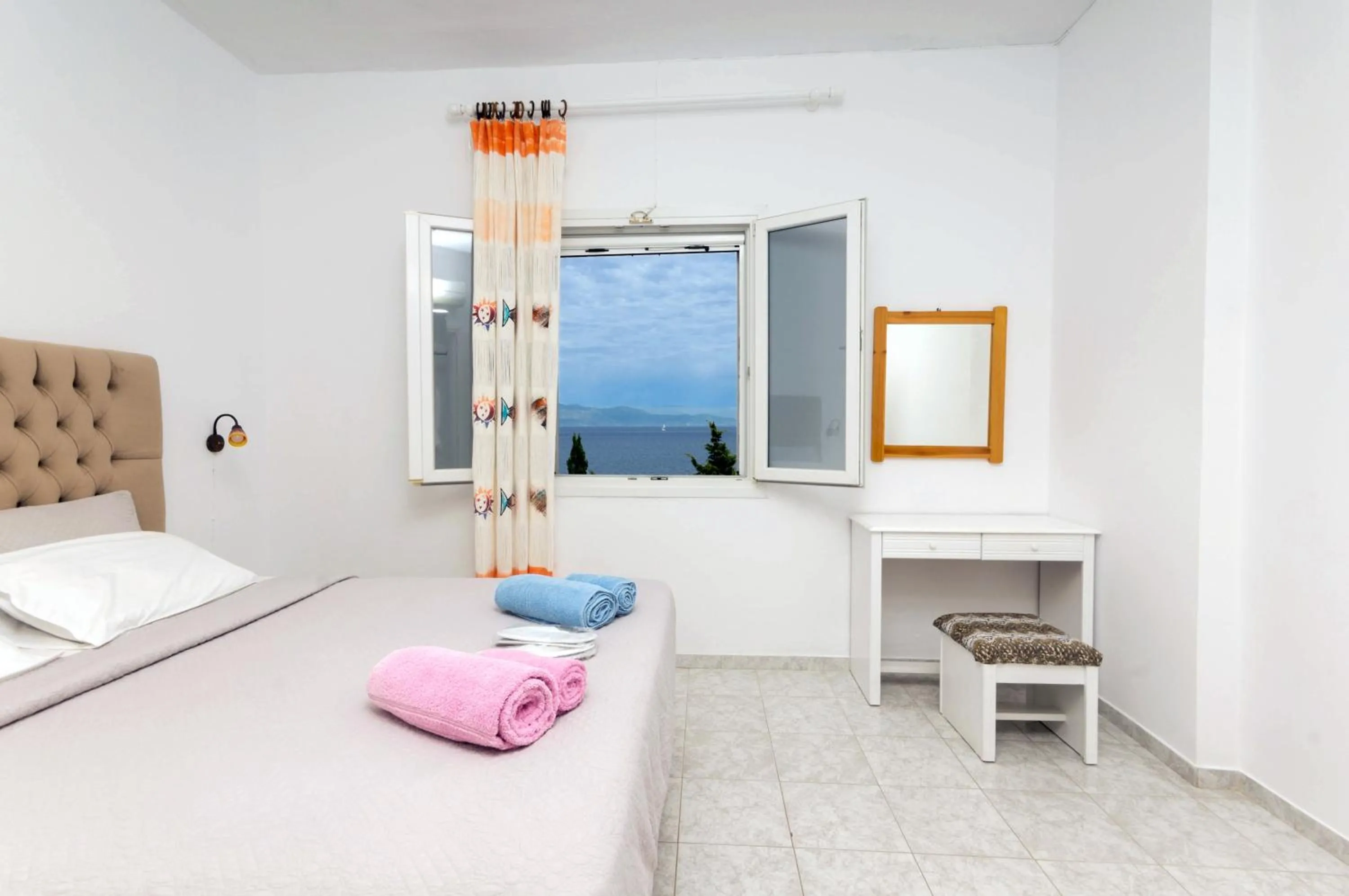 Bed in Villa Baronnos