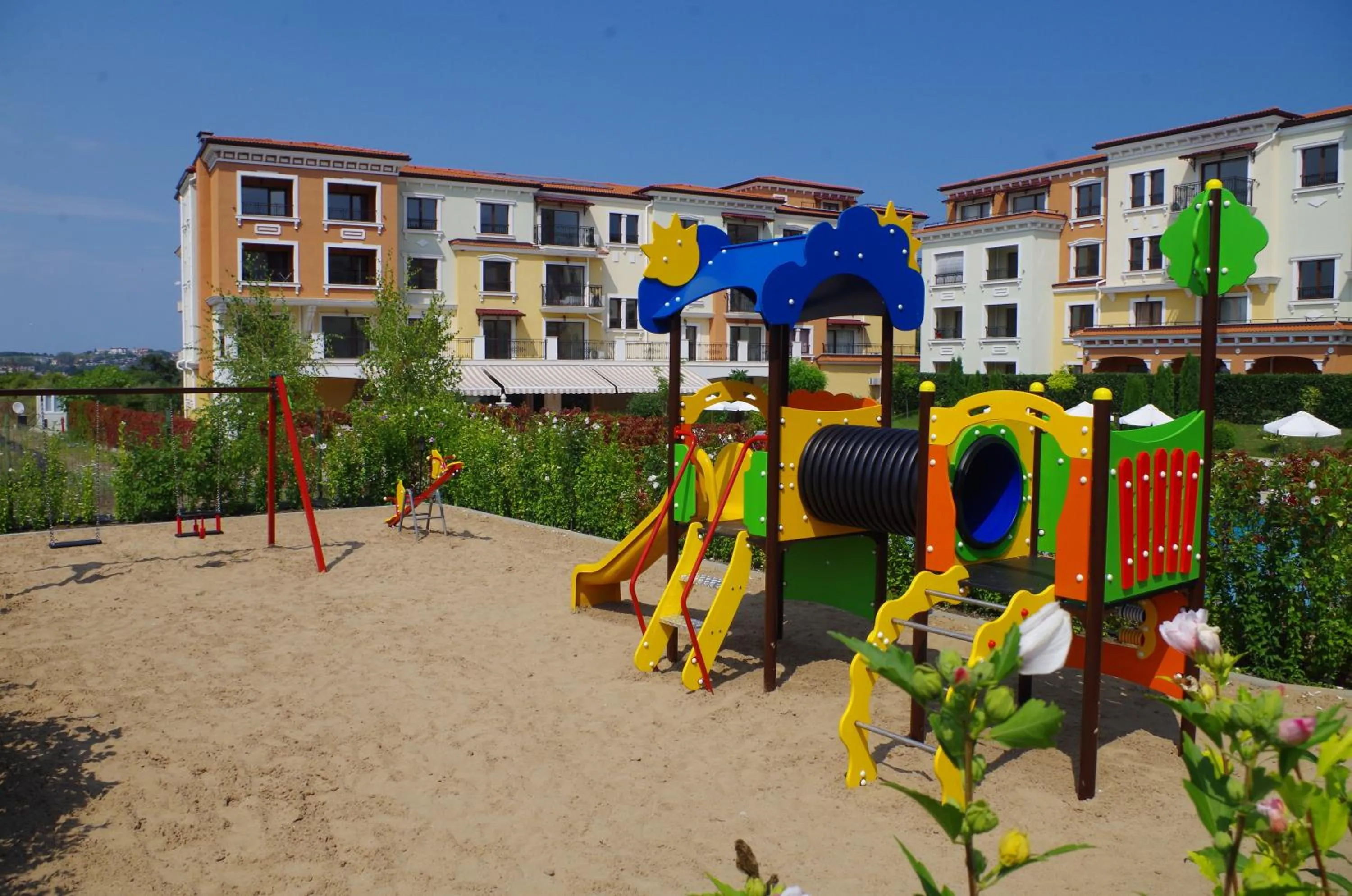 Children play ground in Lily Beach Resort