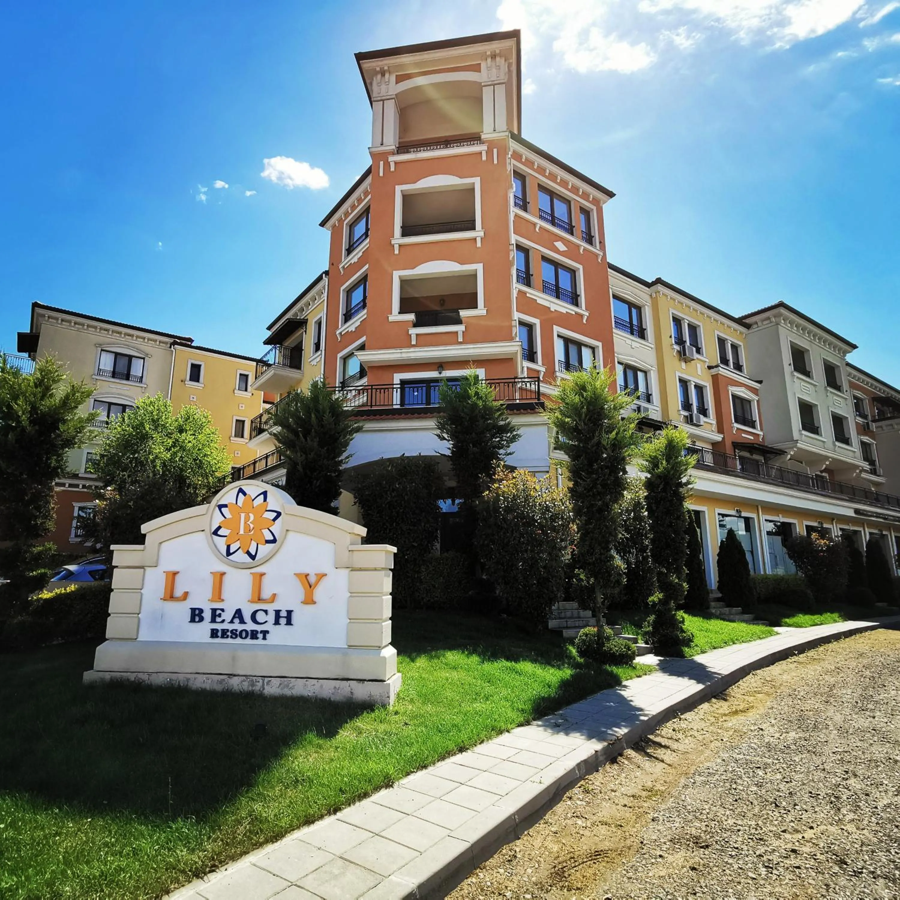 Property building in Lily Beach Resort