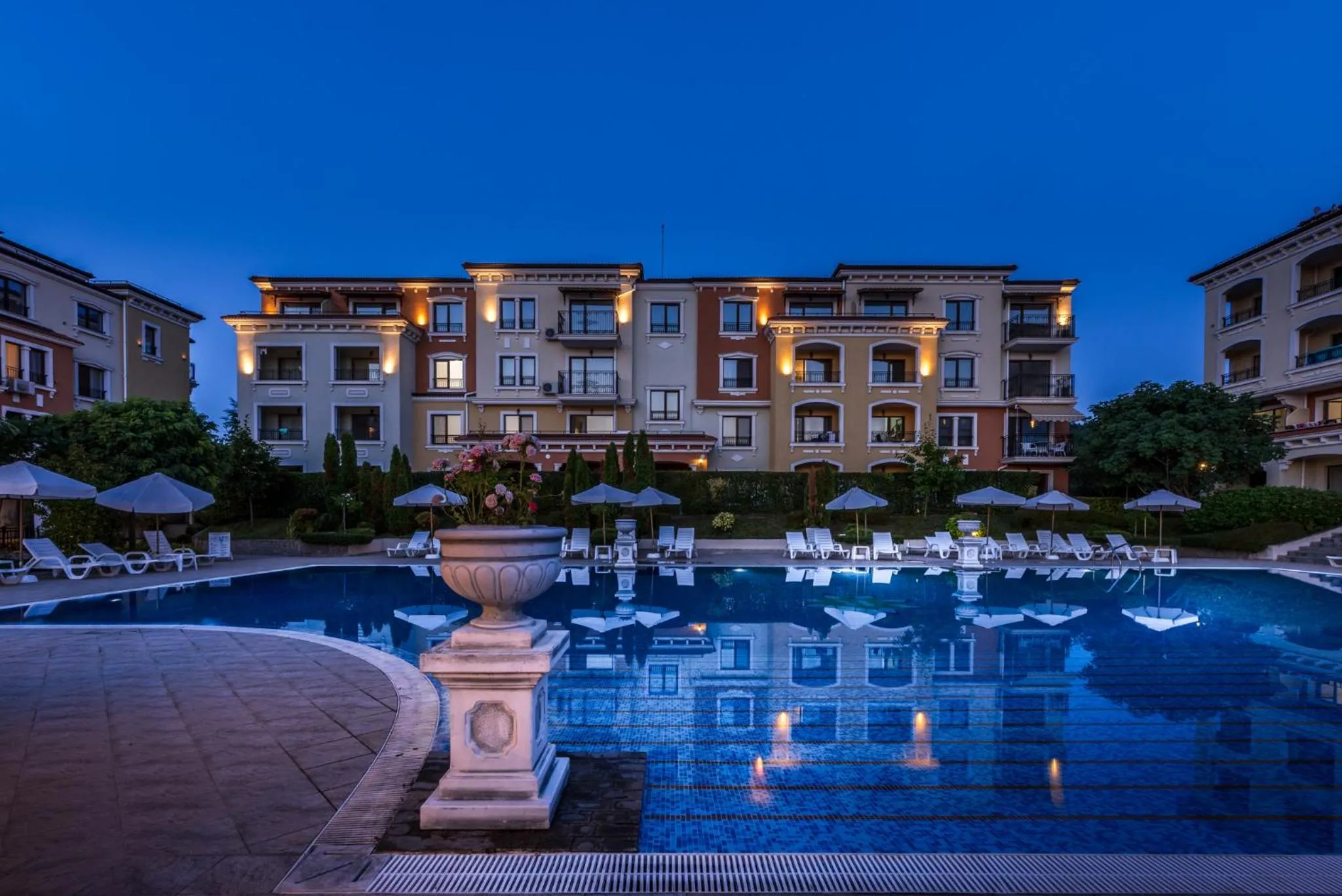 Night in Lily Beach Resort