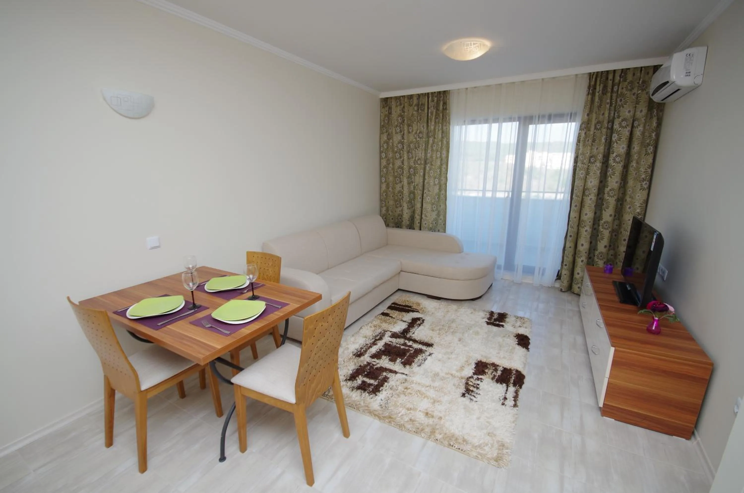Balcony/Terrace, Bed in Lily Beach Resort