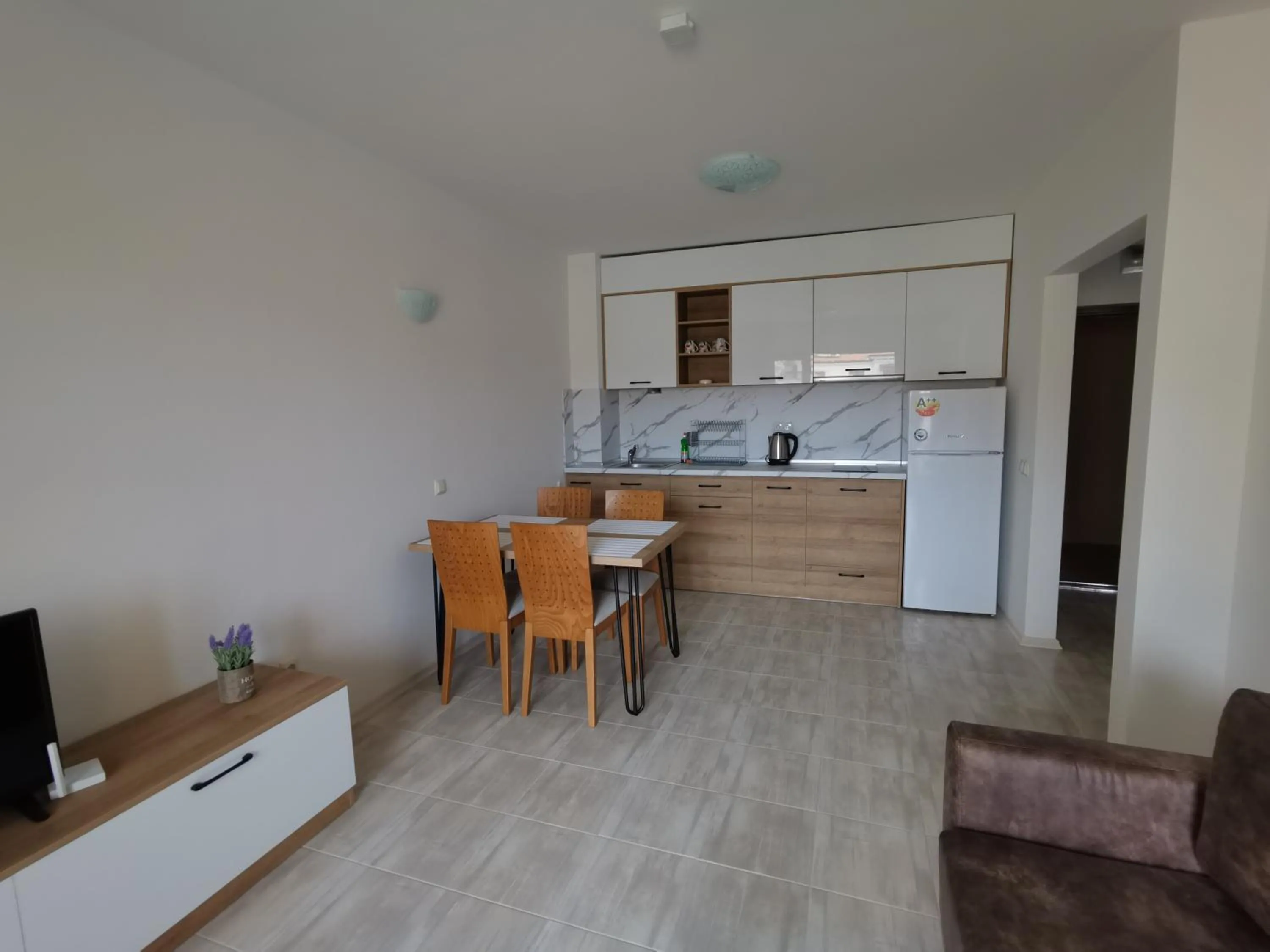 Kitchen or kitchenette in Lily Beach Resort