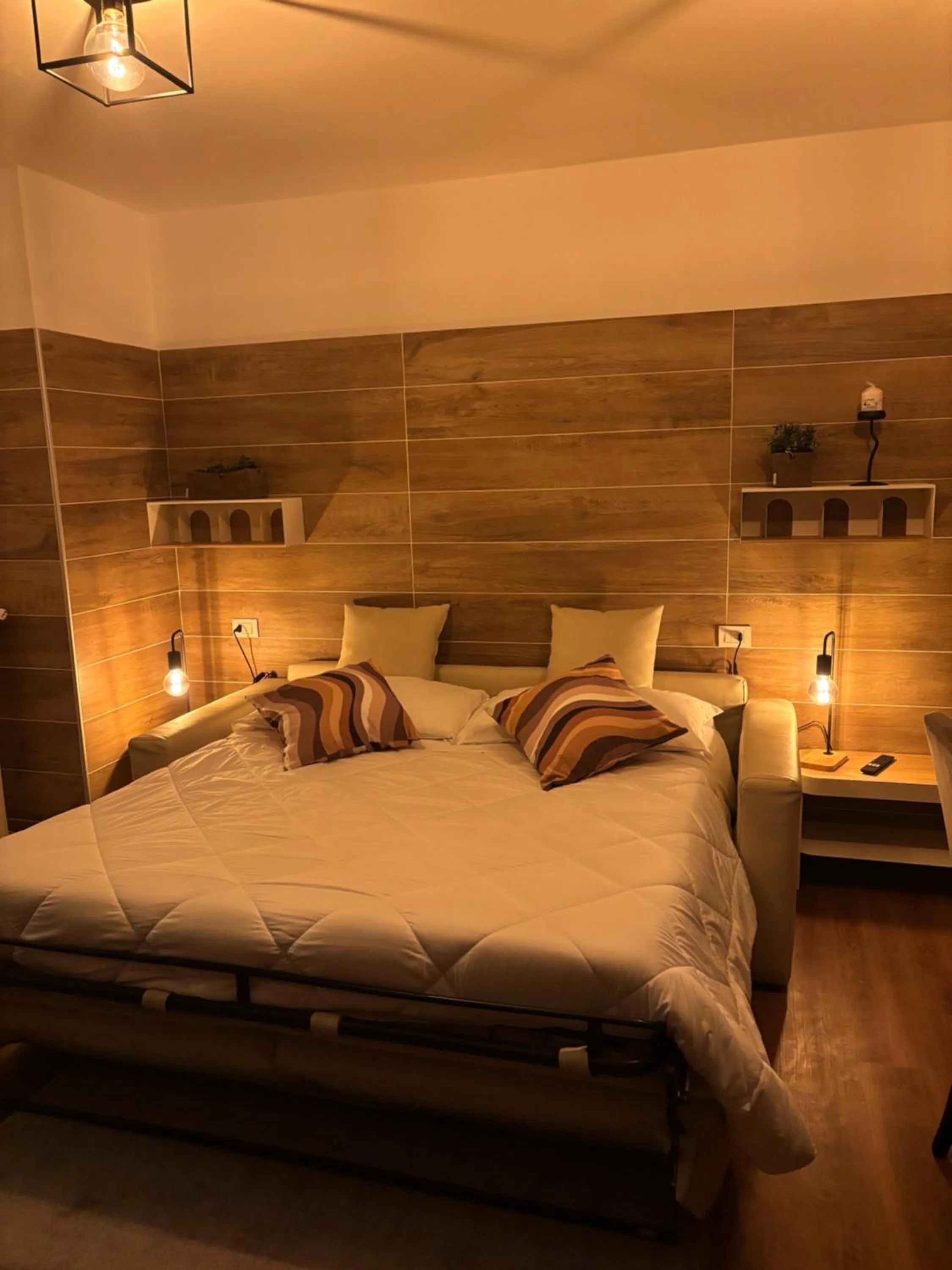 Bed in Apart Hotel Atlantic