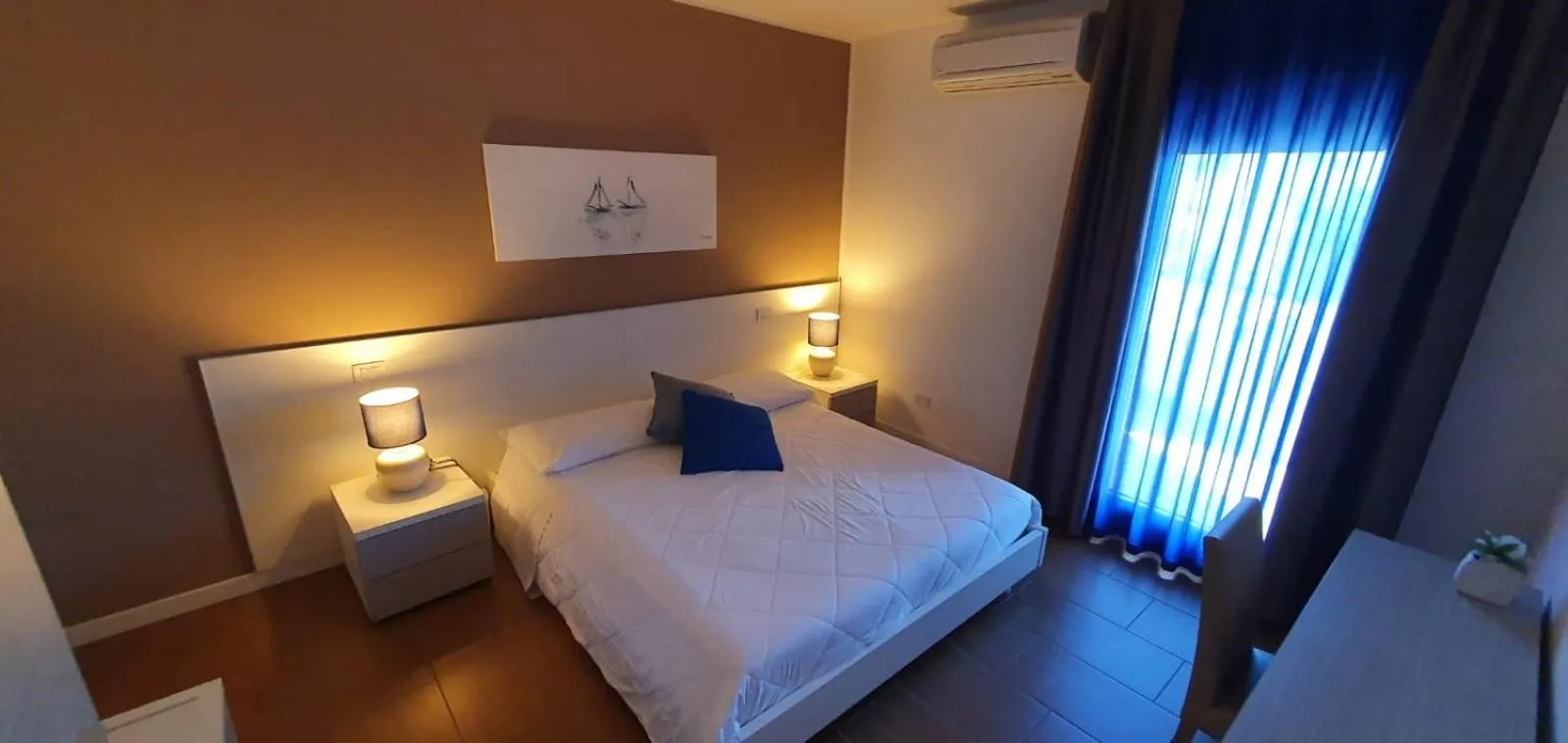 Bed in Apart Hotel Atlantic