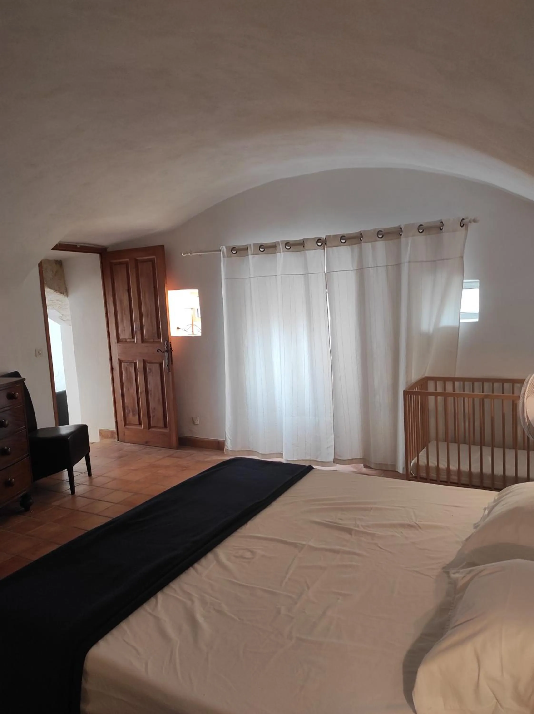 Bedroom, Bed in Logis Hôtel Restaurant Gîte La Bastide du Vébron